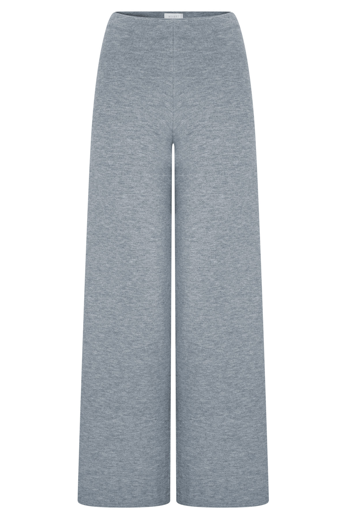 Kerrymae Straight Leg Knit Pants - Grey Marle
