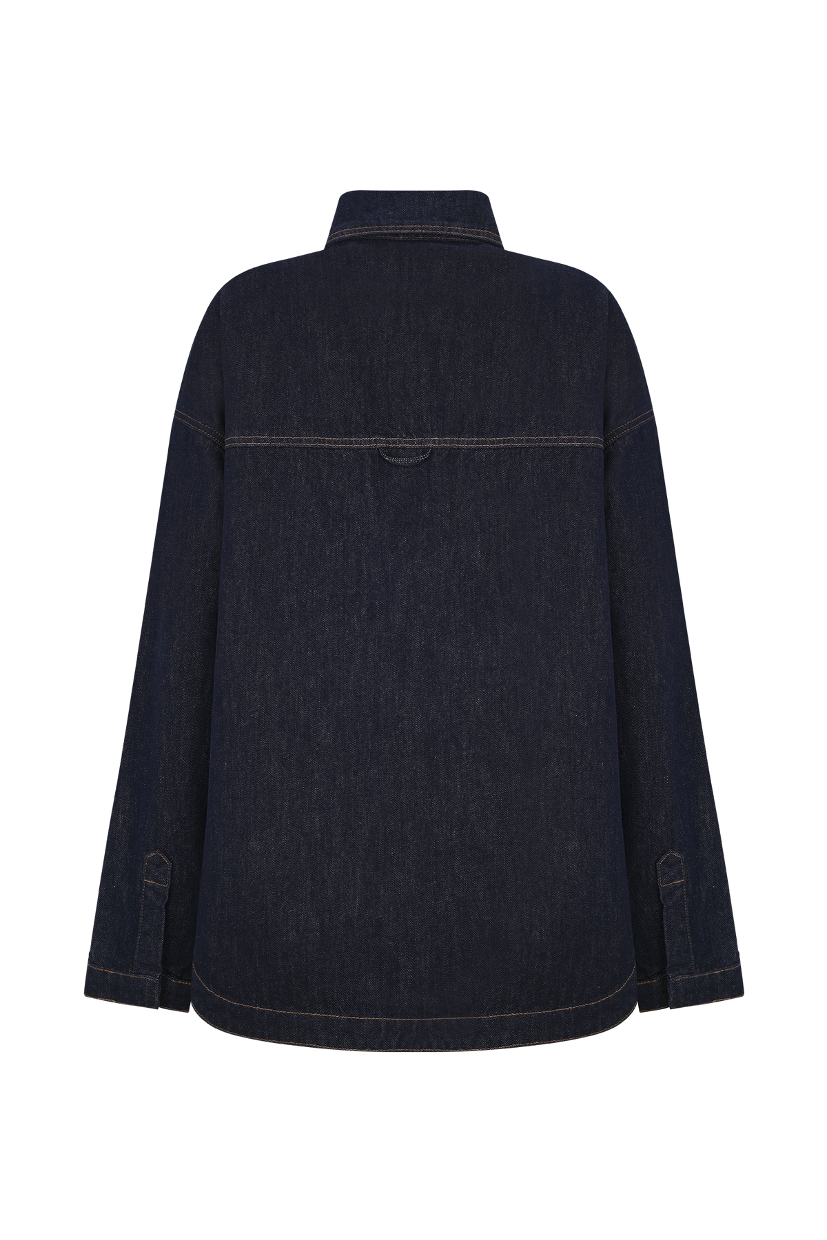 Lioda Oversized Denim Shirt - Washed Indigo Blue
