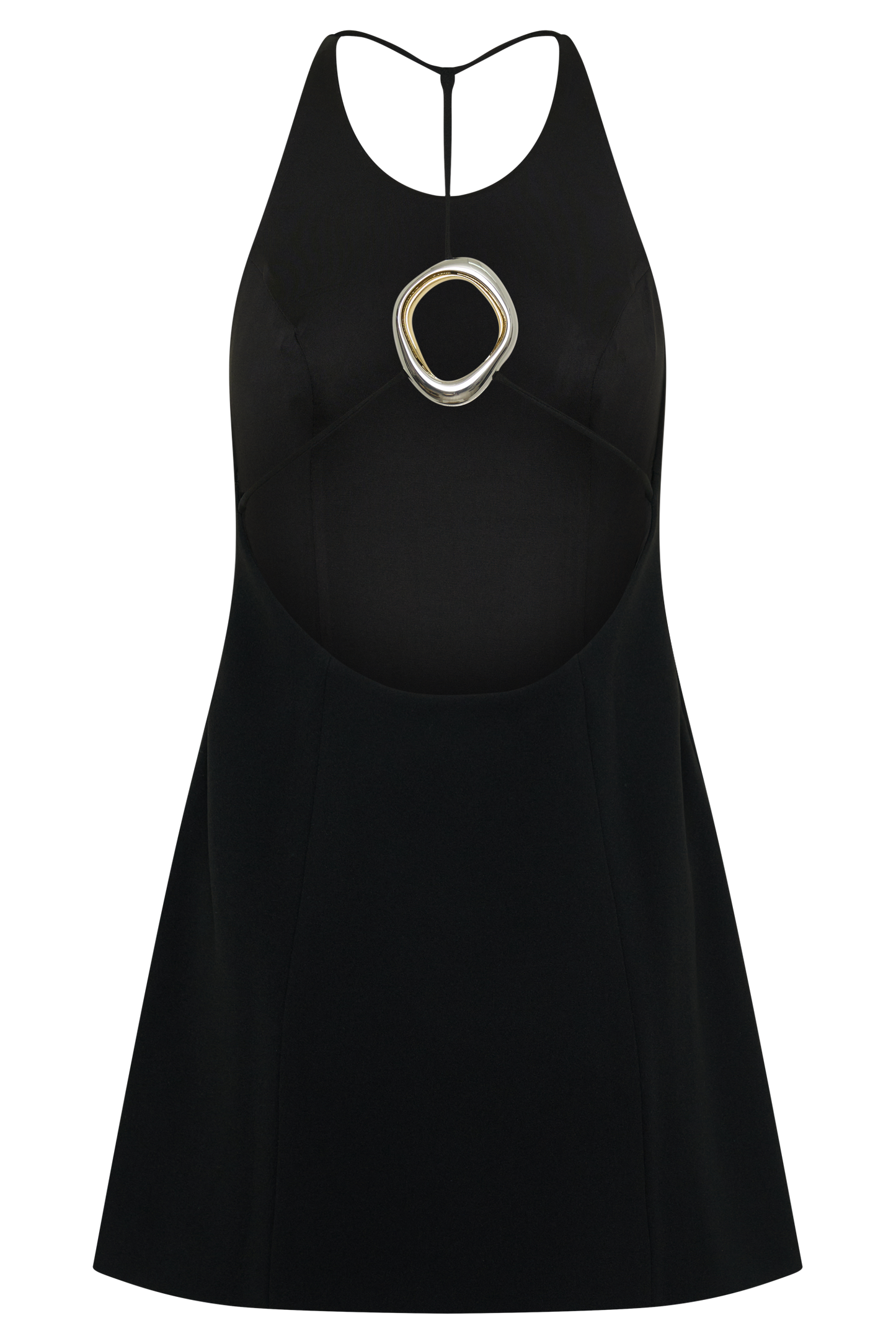 Lucianne Hardware Mini Dress - Black