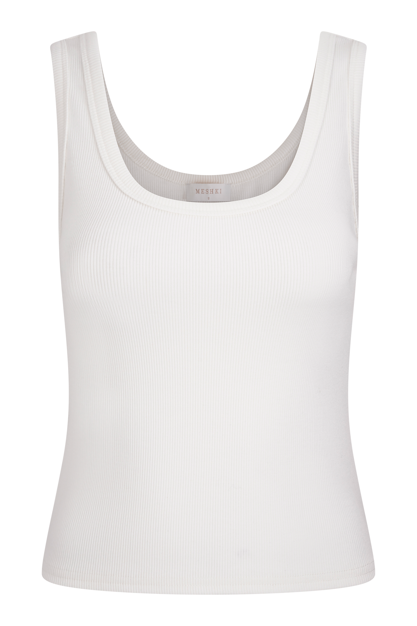 Maeva Scoop Tank Top - Ivory