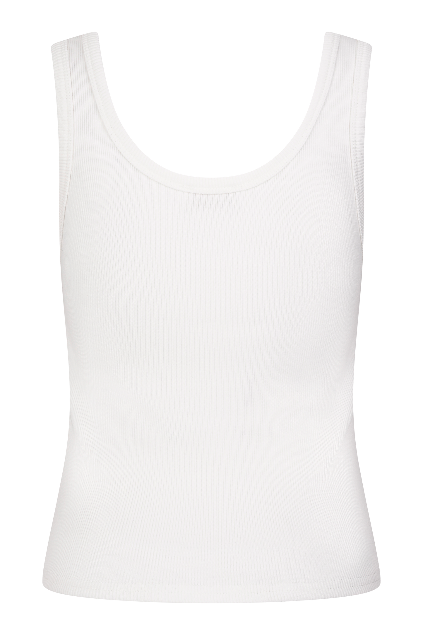 Maeva Scoop Tank Top - Ivory