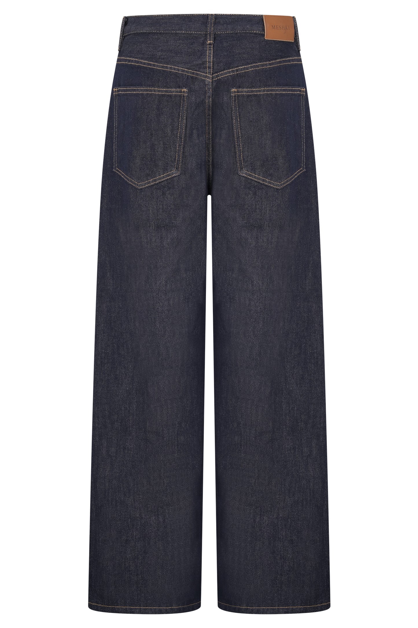 Mannon Mid Rise Denim Jeans - Washed Indigo Blue