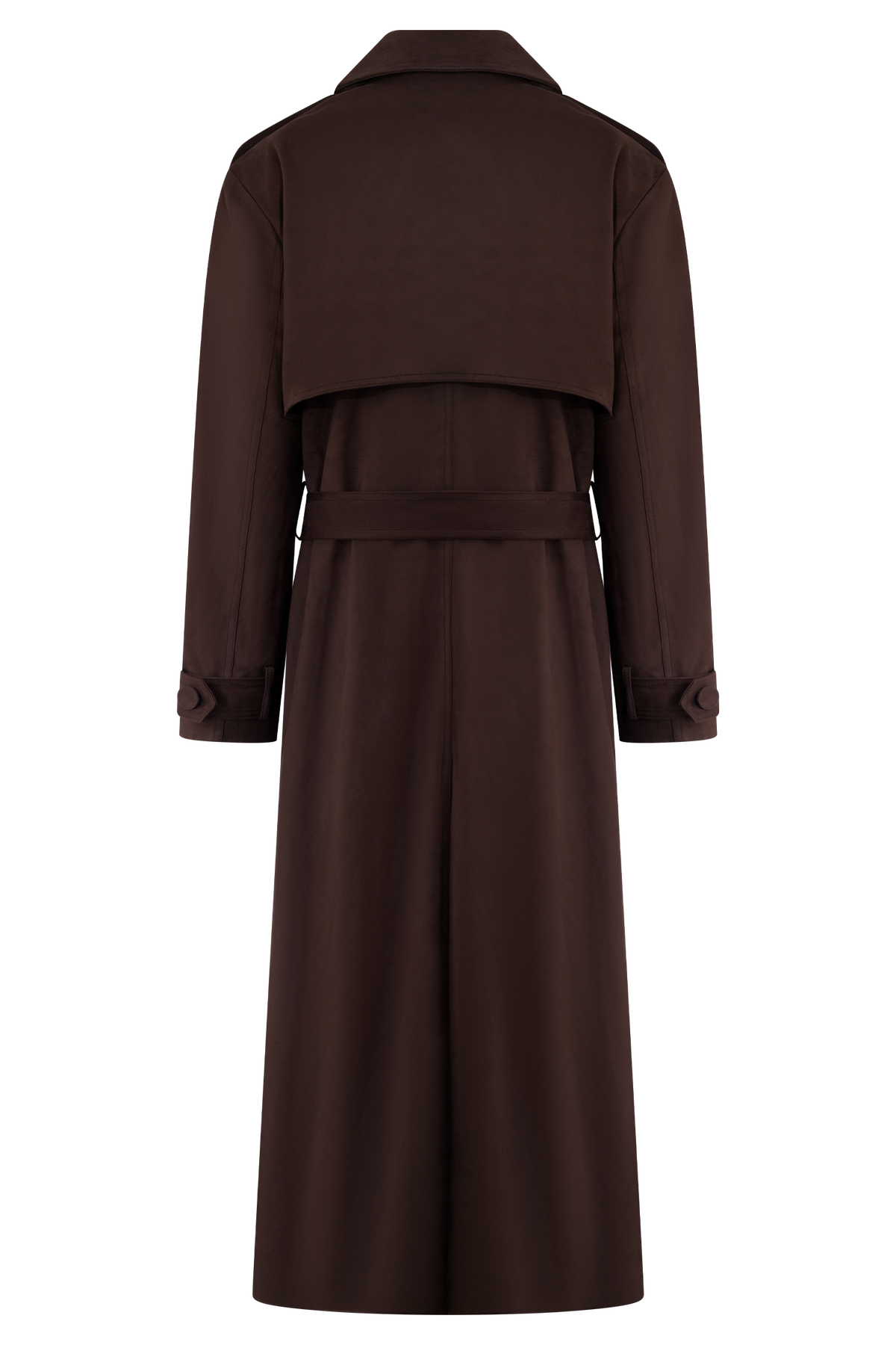 Marc Faux Suede Coat - Cocoa Chocolate