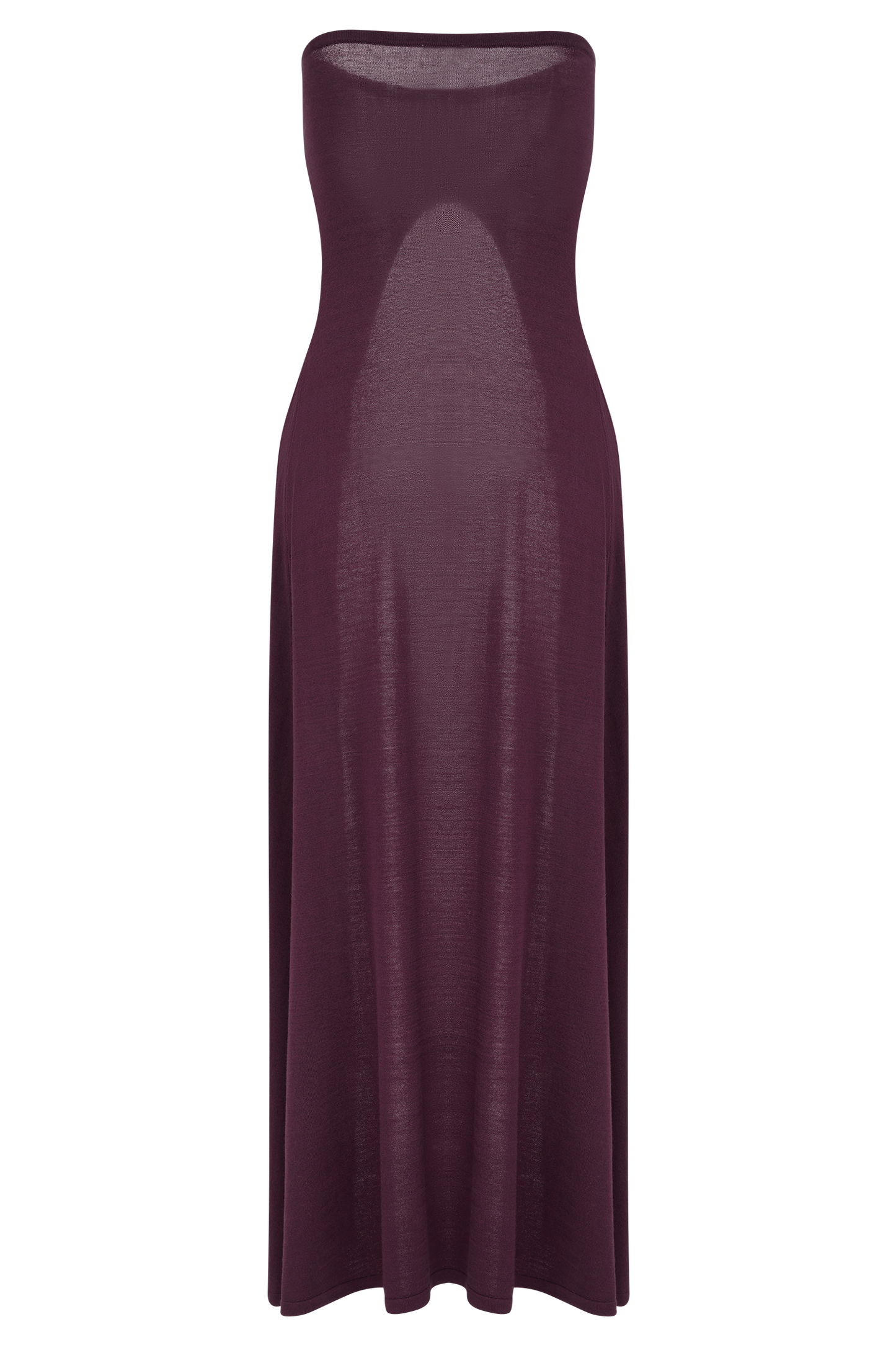 Marimae Long Knit Top - Plum