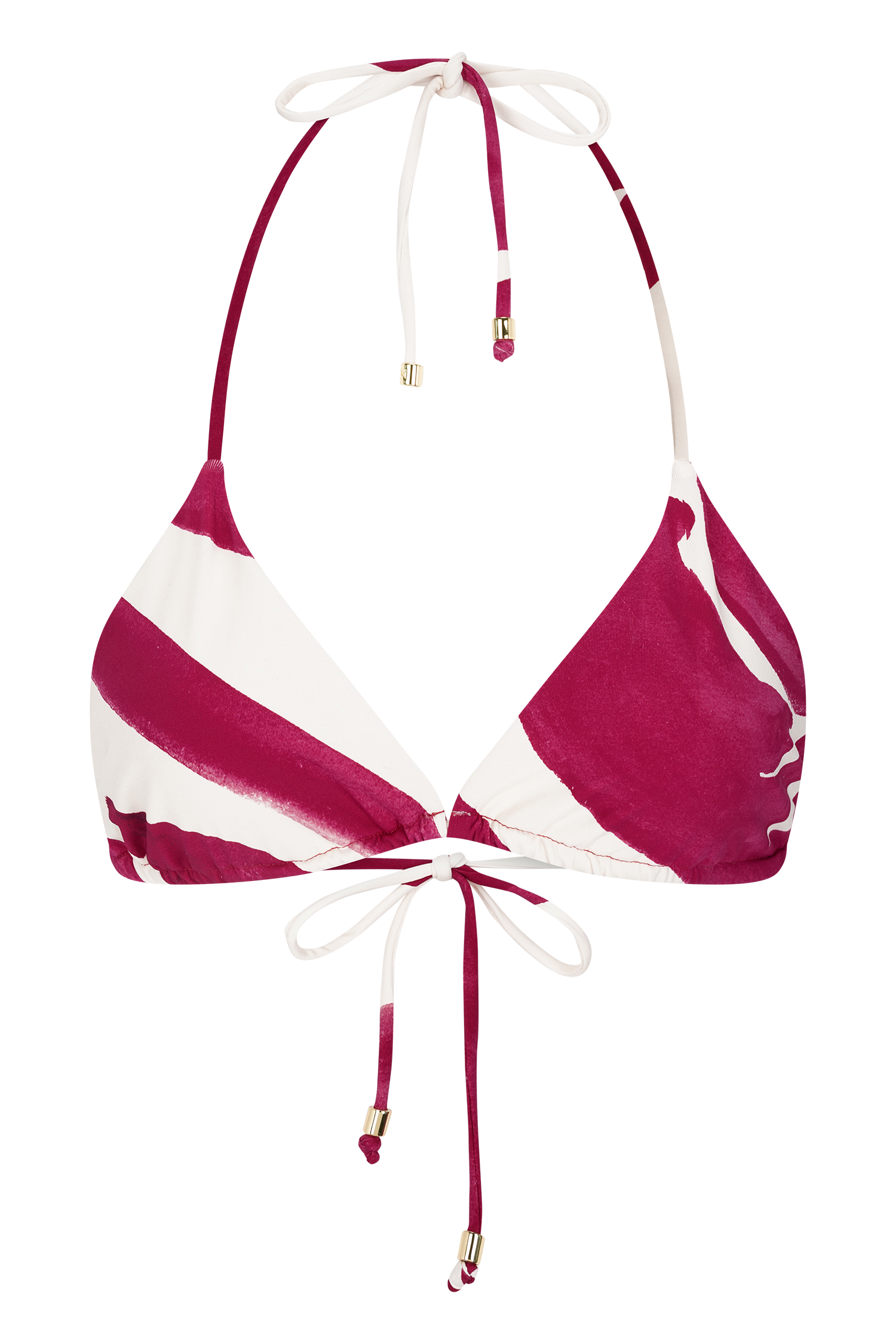 Marquise Bikini Top - Dragonfruit Deco Fleur Print #8