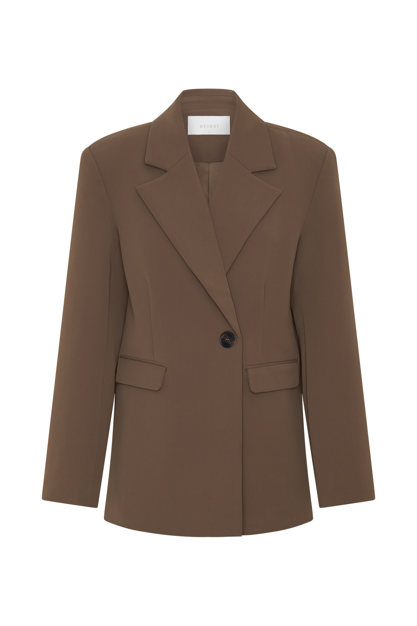 Mateo Oversized Blazer - Cacao Brown
