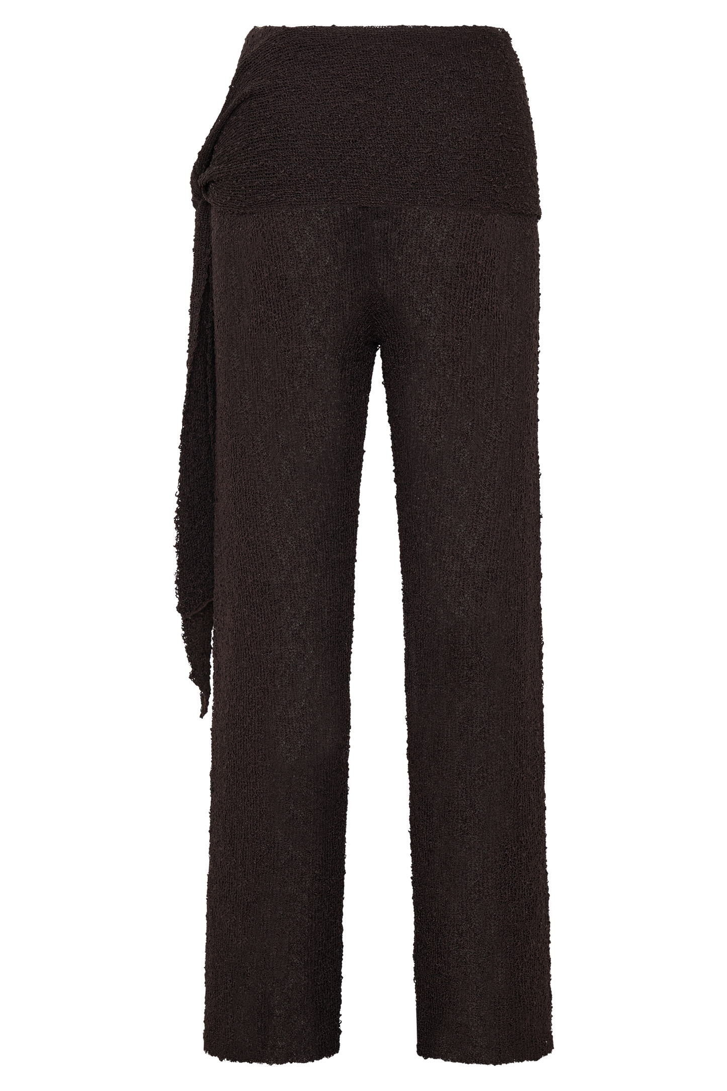 Mattais Boucle Knit Pants - Dark Chocolate