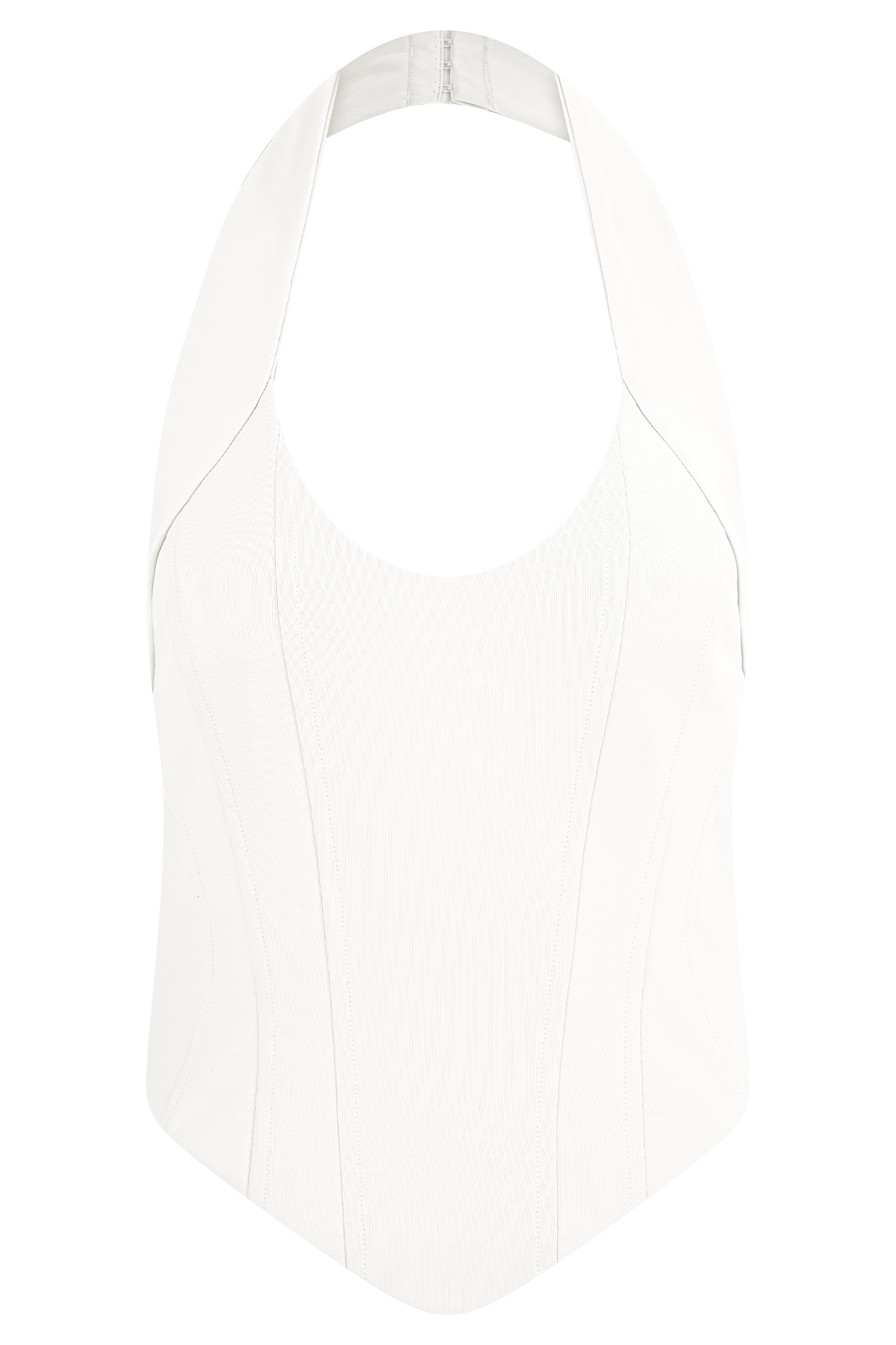 Meadow Corset Halter Top - White