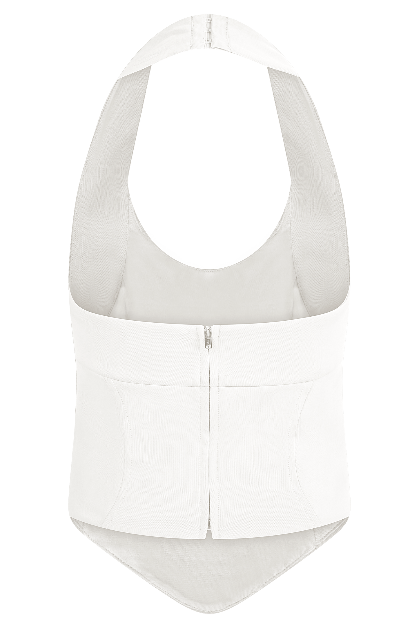 Meadow Corset Halter Top - White
