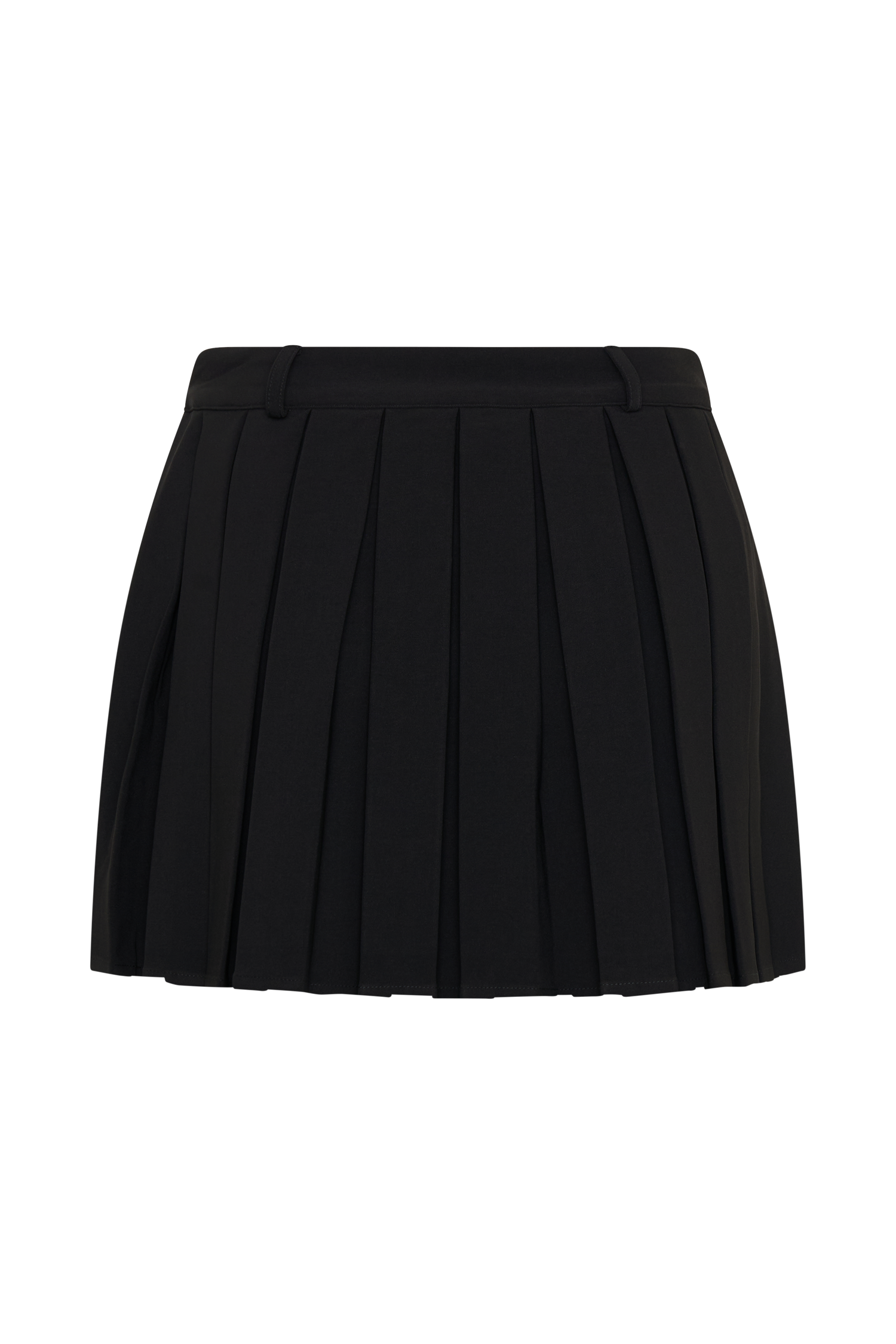 Mura Pleated Mini Skirt - Black #13
