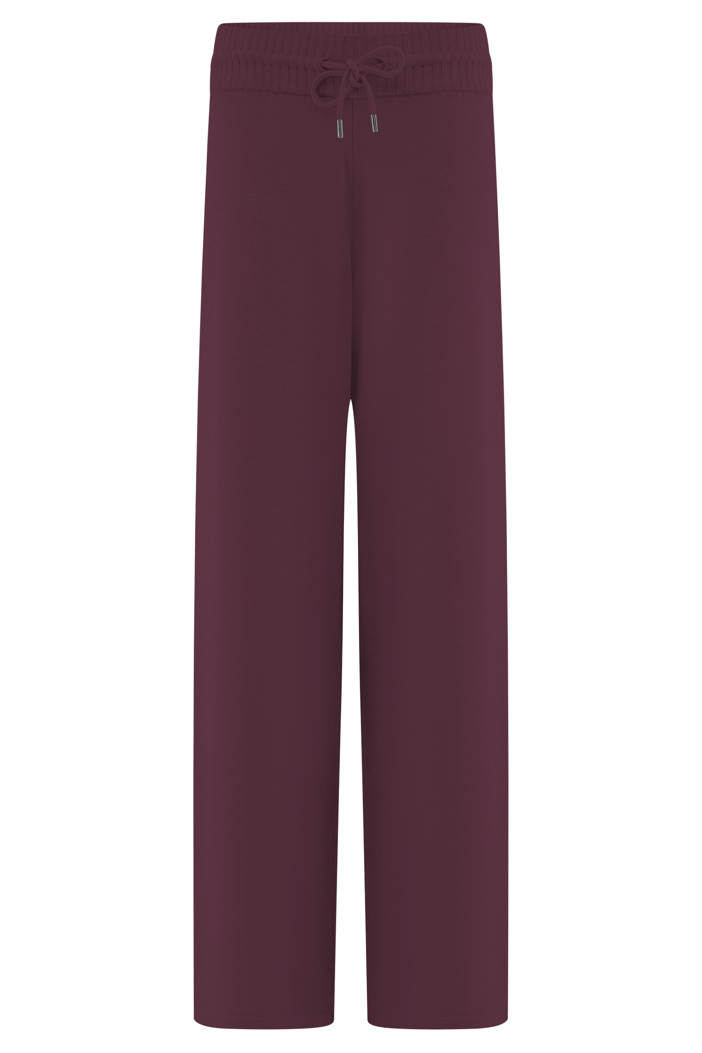 Natalya Knit Wide Leg Pants - Merlot
