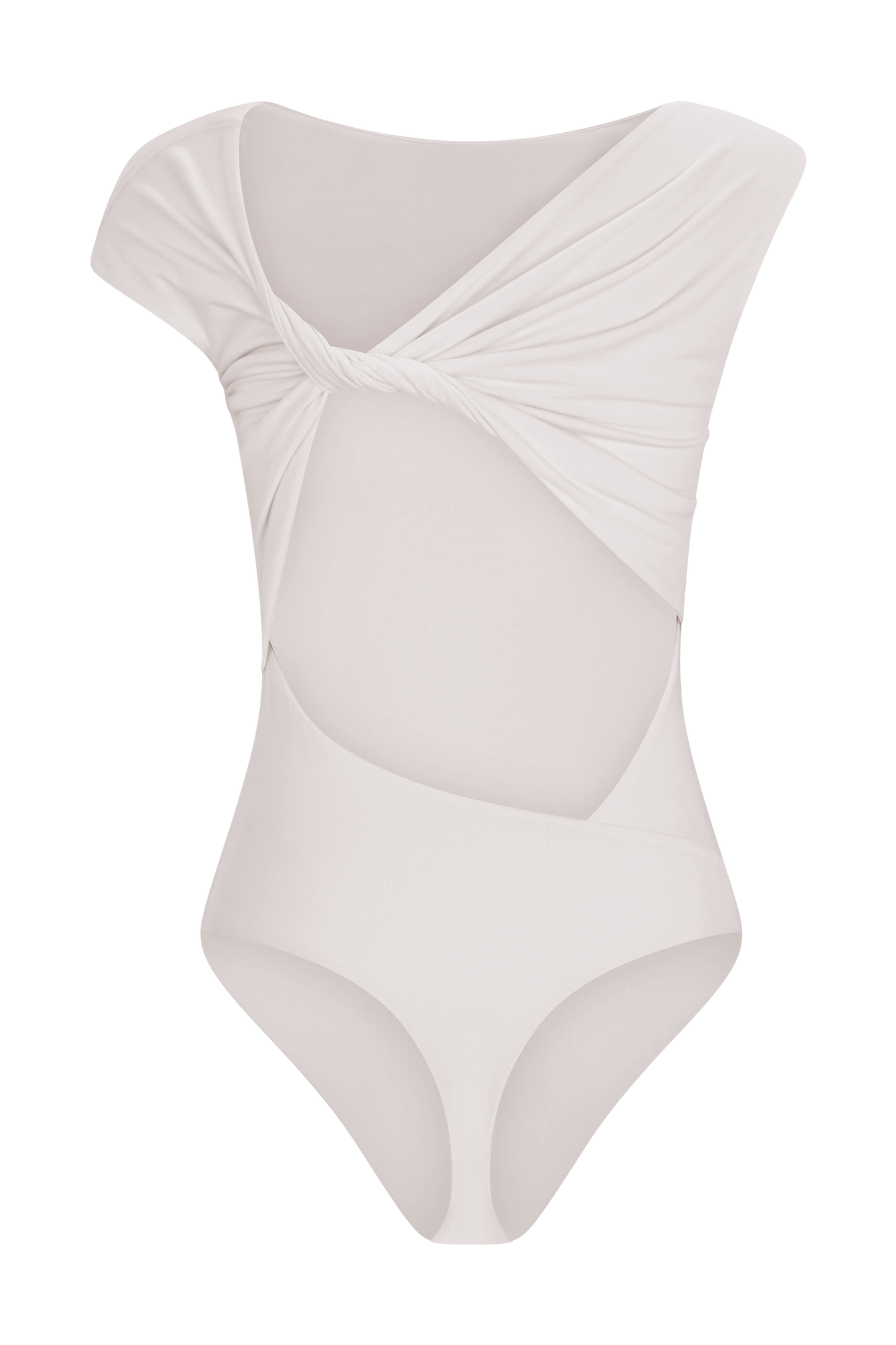Niamh Modal Twist Back Bodysuit - Ivory