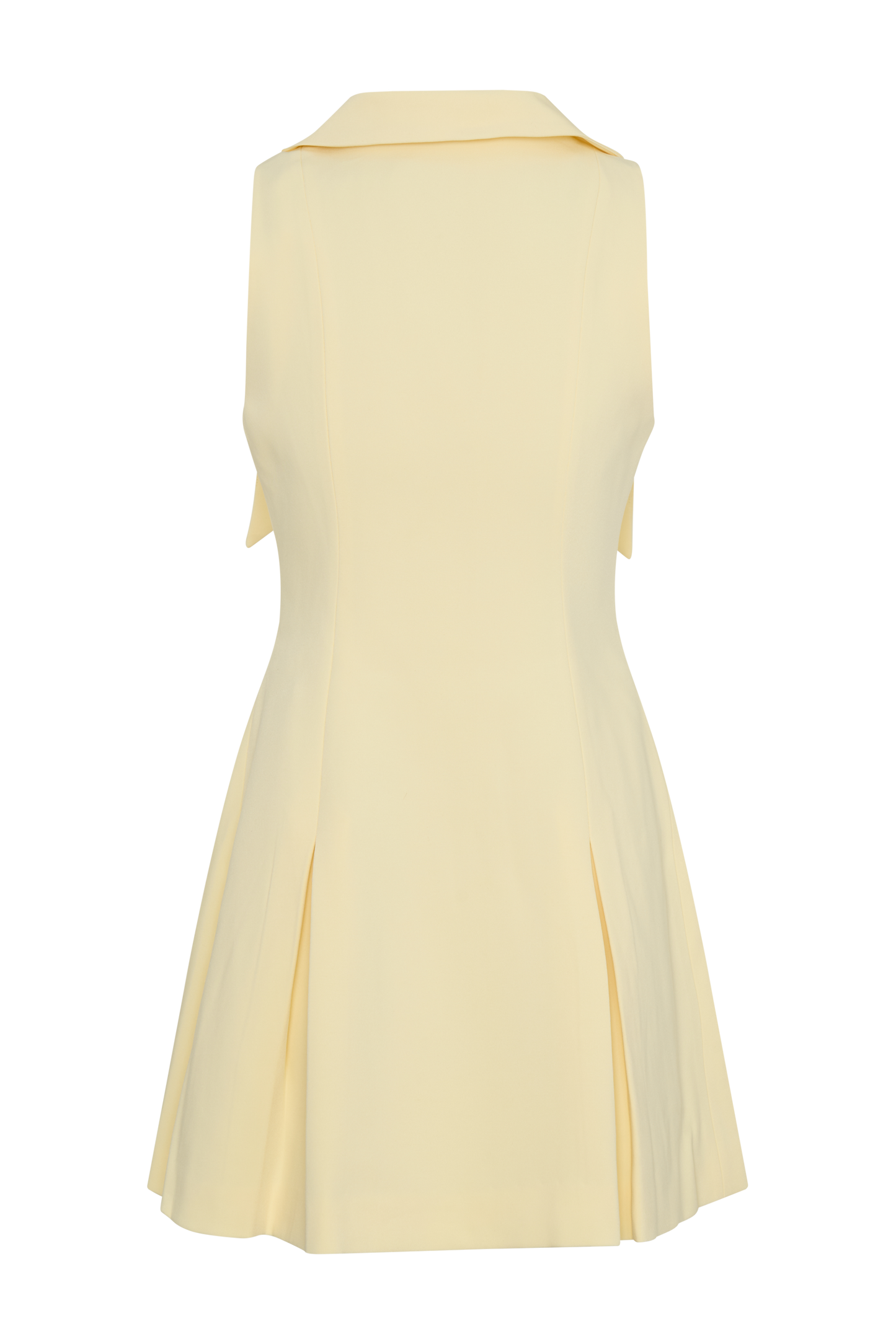 Oli Sleeveless Mini Dress - Lemon