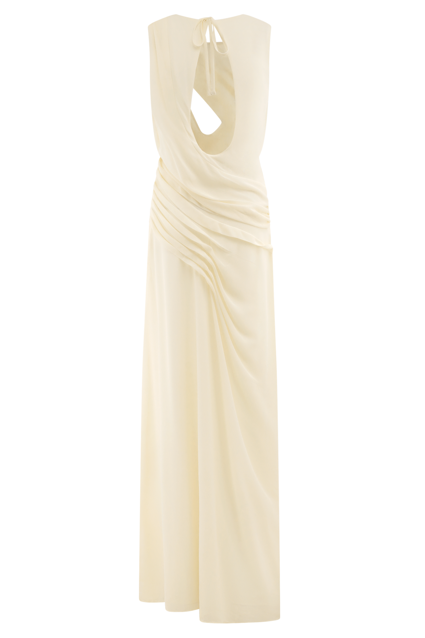 Oria Chiffon Maxi Dress - Ivory