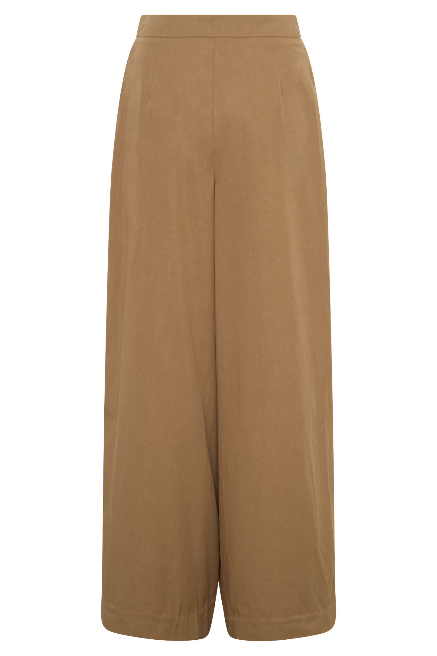 Owen Draped Wide Leg Pants - Mocha