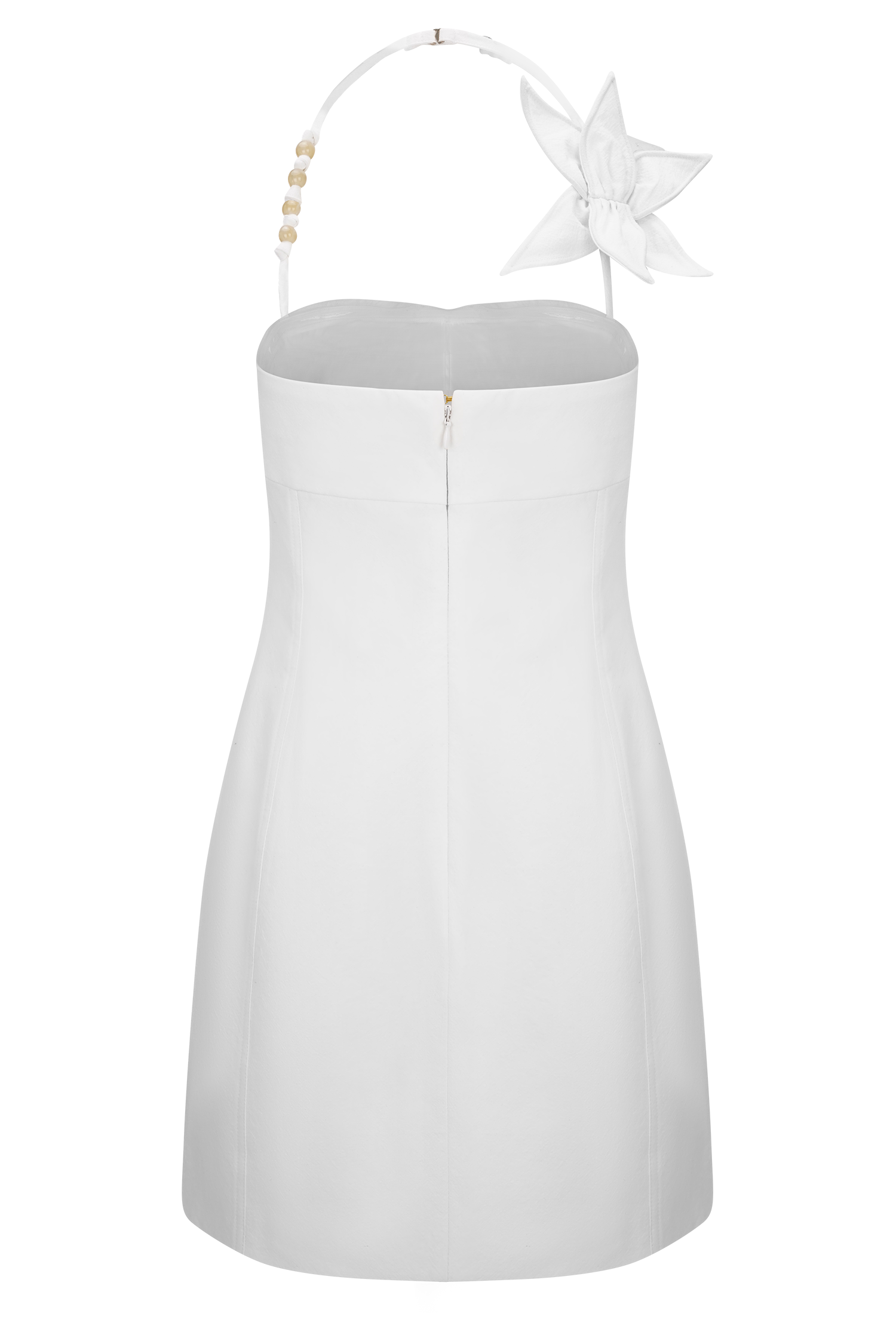 Reyes Cotton Floral Mini Dress - White #8