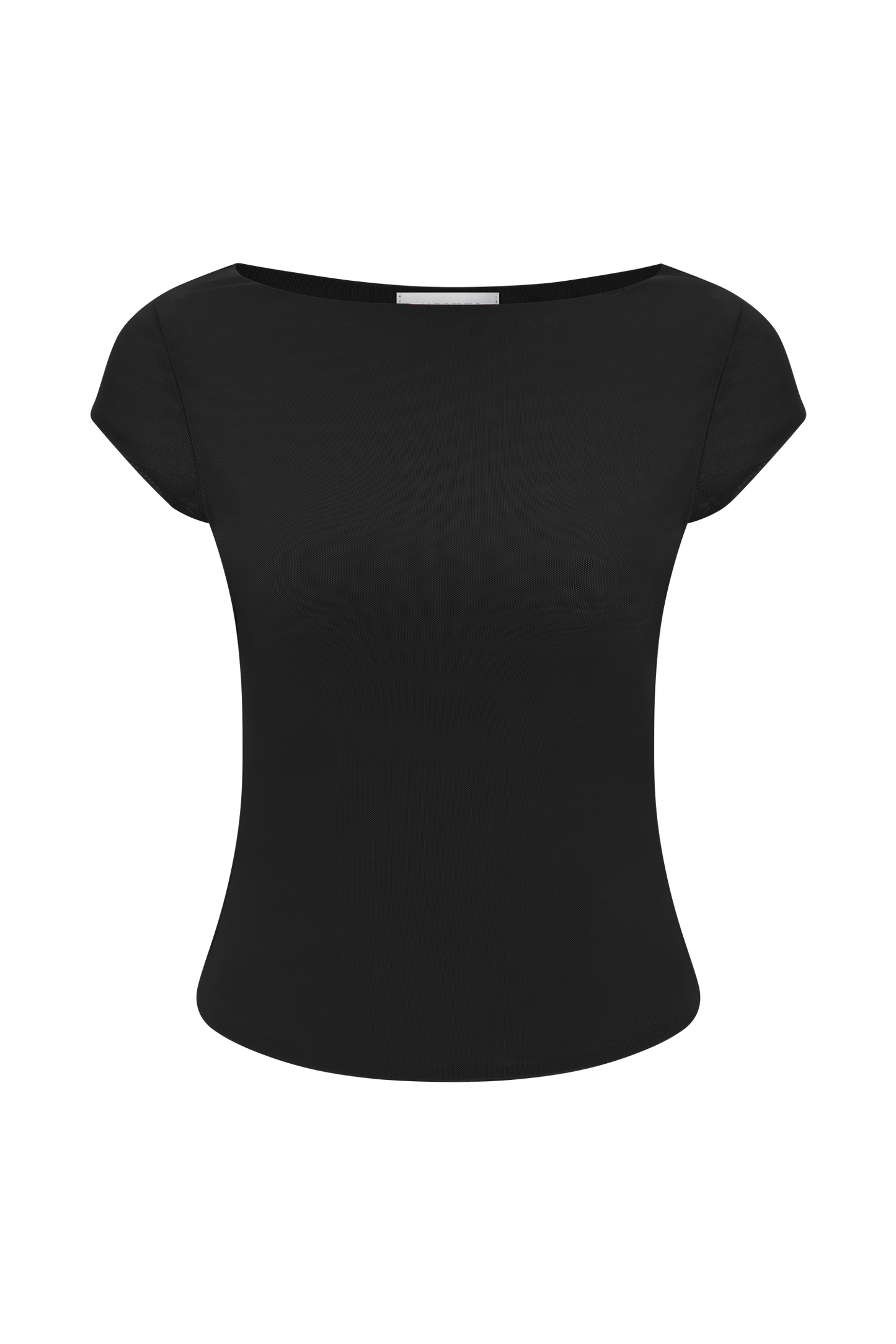 Romana Short Sleeve Mesh Top - Black