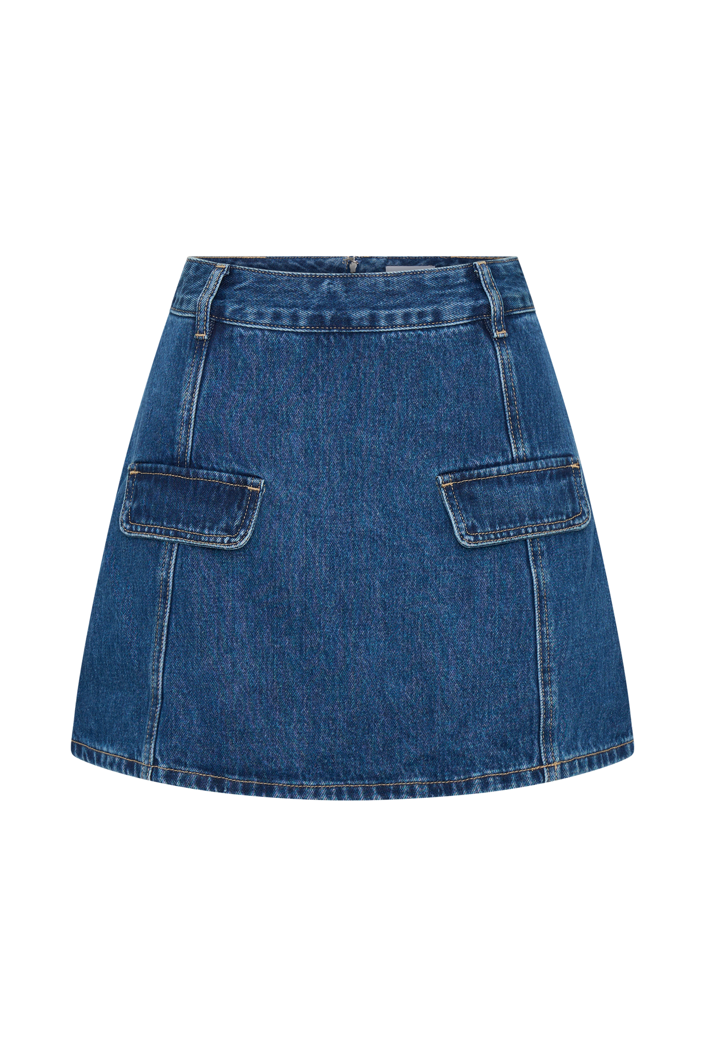 Rosalyn Mini Denim Skort - Dark Blue