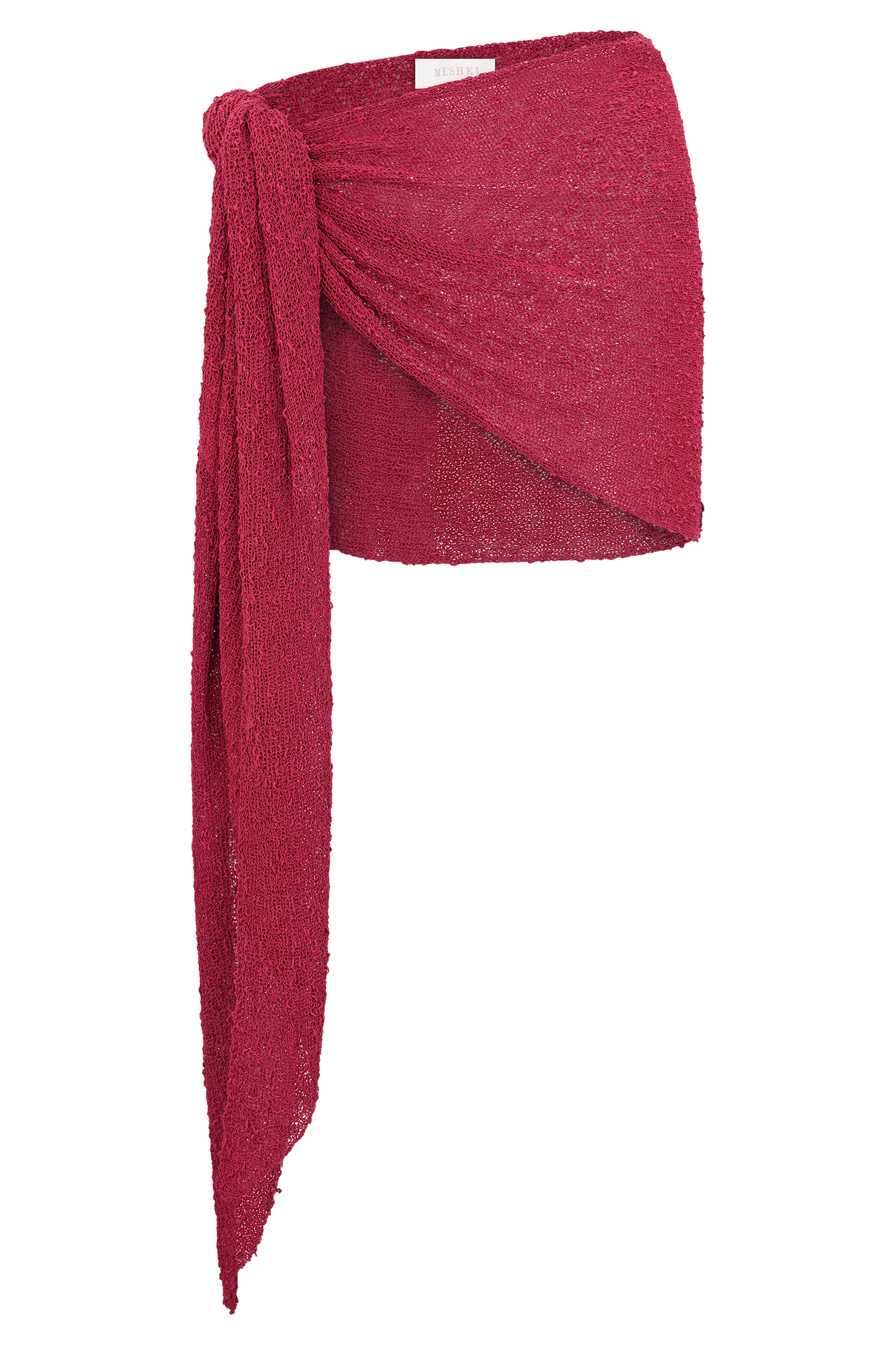 Sammy Boucle Knit Cover Up - Dragonfruit