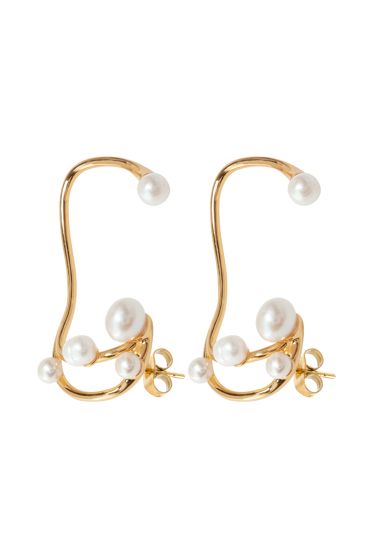 Saskia Freshwater Pearl Ear Cuff - Pearl