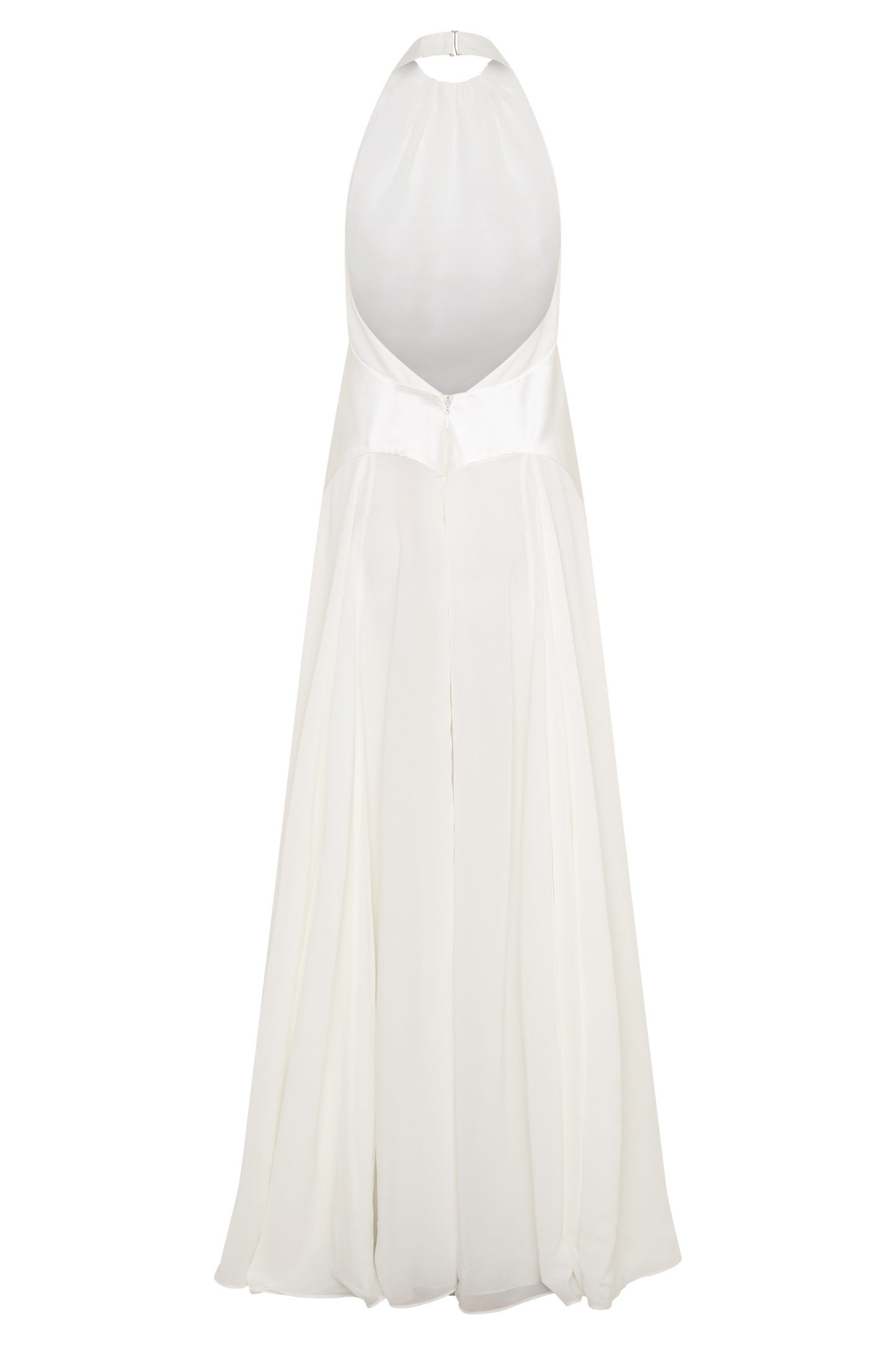 Susan Chiffon Halter Maxi Dress - Ivory