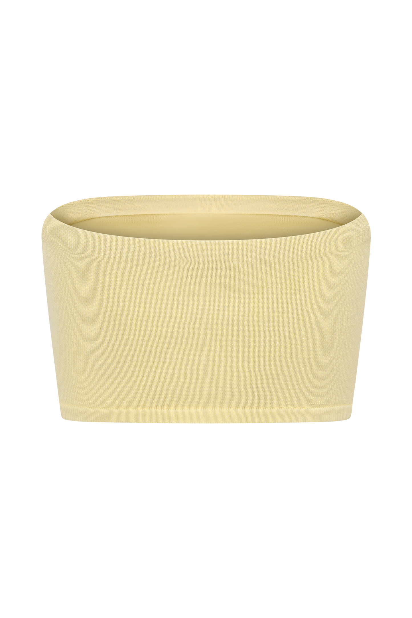 Tanyel Knit Bandeau Top - Lemon