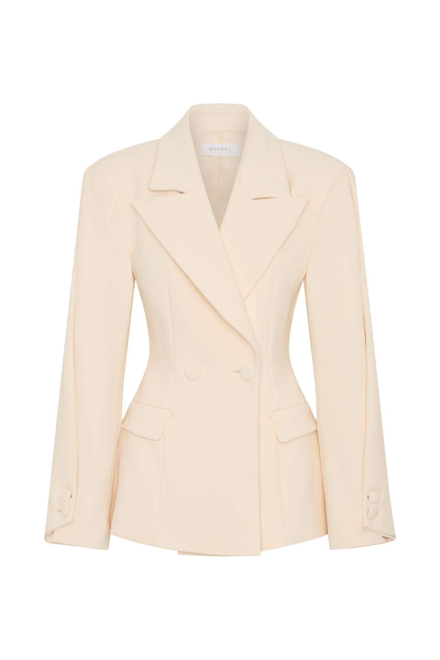 Wesley Structured Blazer - Buttercream
