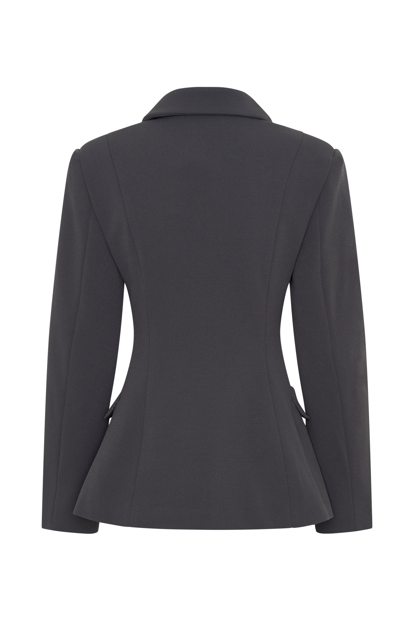 Wesley Structured Blazer - Charcoal Shadow
