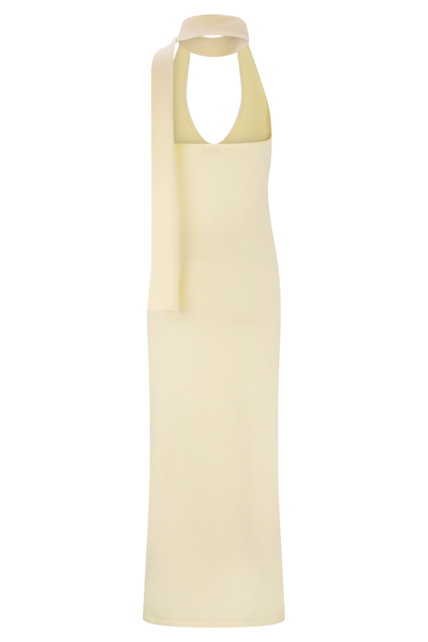 Wynn Floral Knit Midi Dress - Lemon