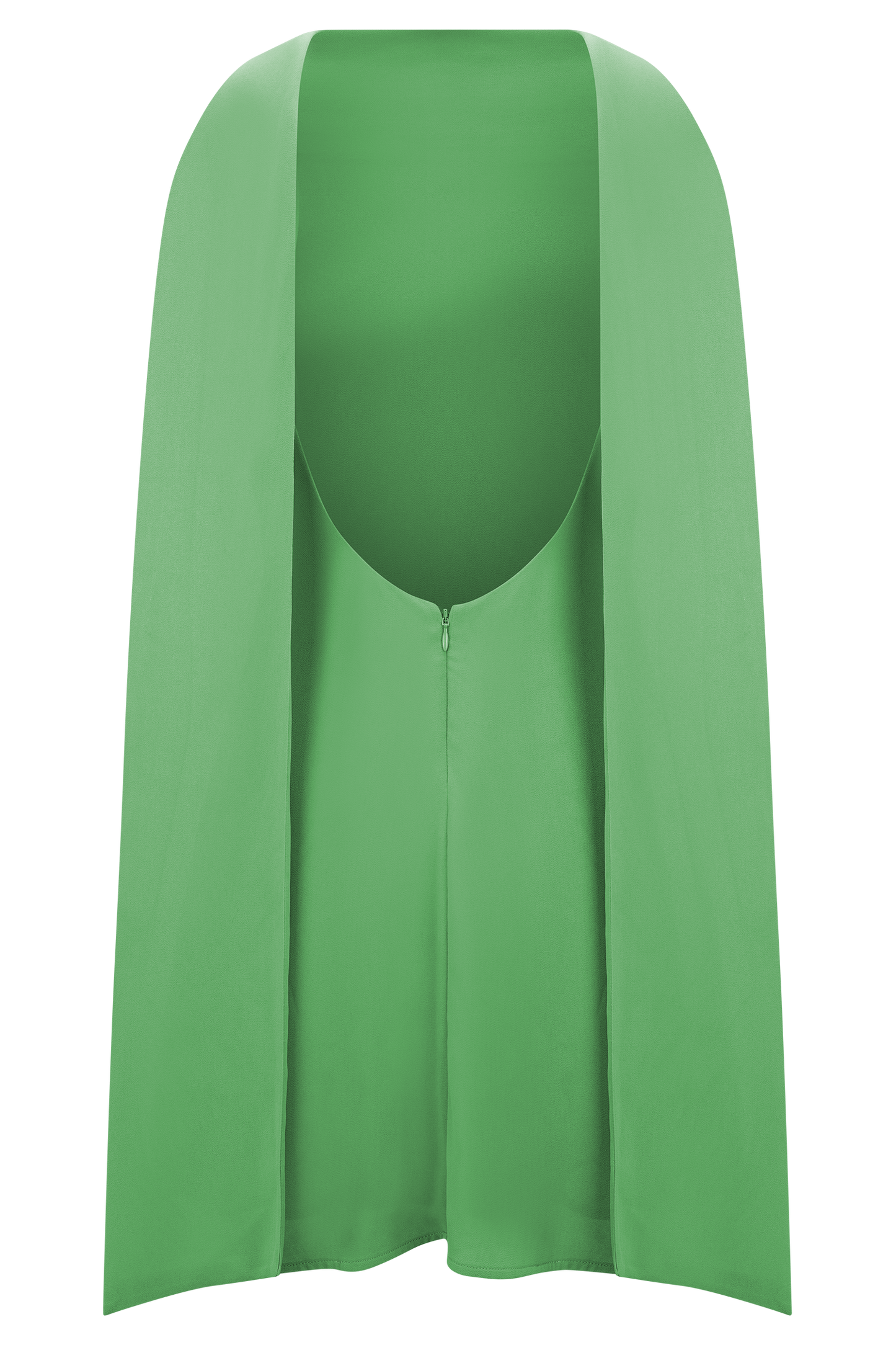 Wynter Scarf Draped Mini Dress - Green