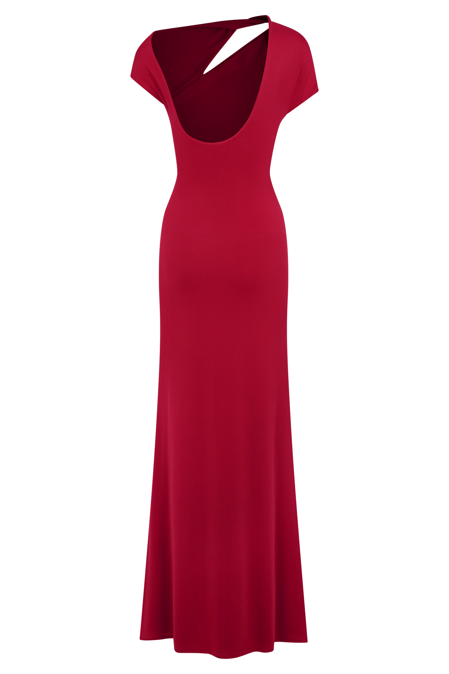 Kaida Slinky Maxi Dress With Hardware - Fuchsia Pink