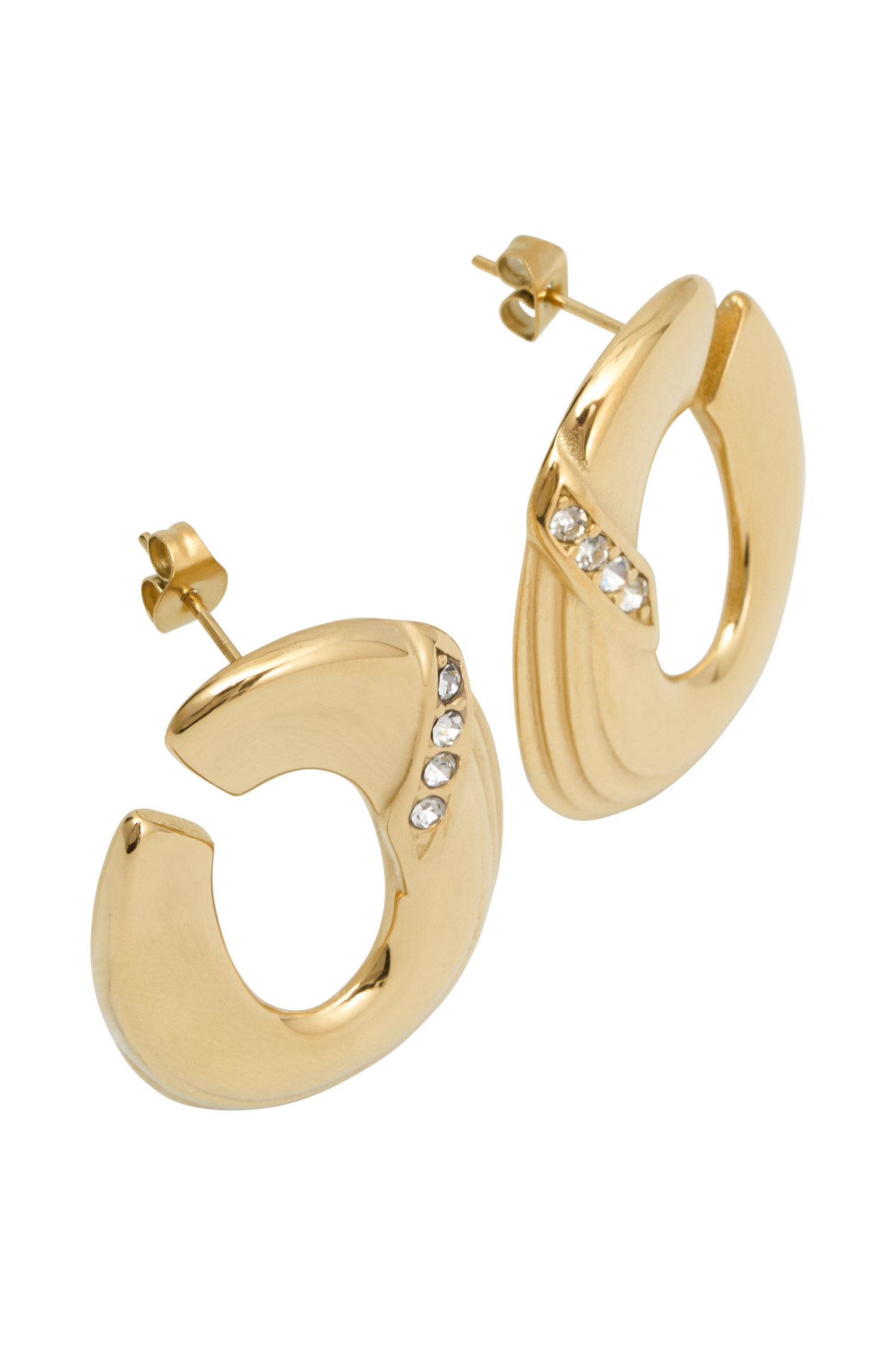 Lennon Hoop Earrings - Gold #6