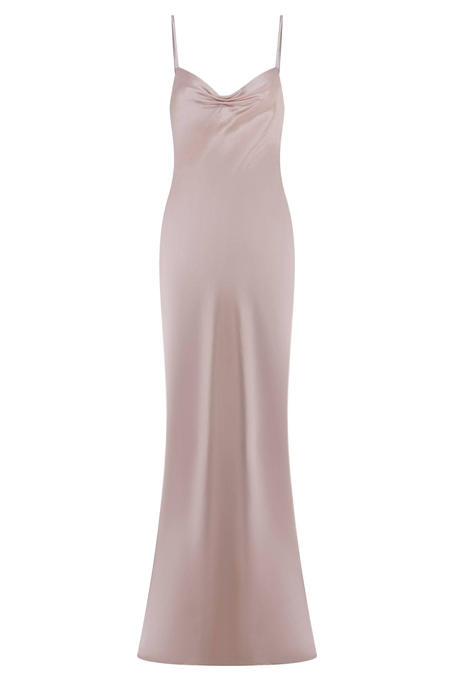 Lilly Sweetheart Satin Maxi Dress - Soft Pink #13