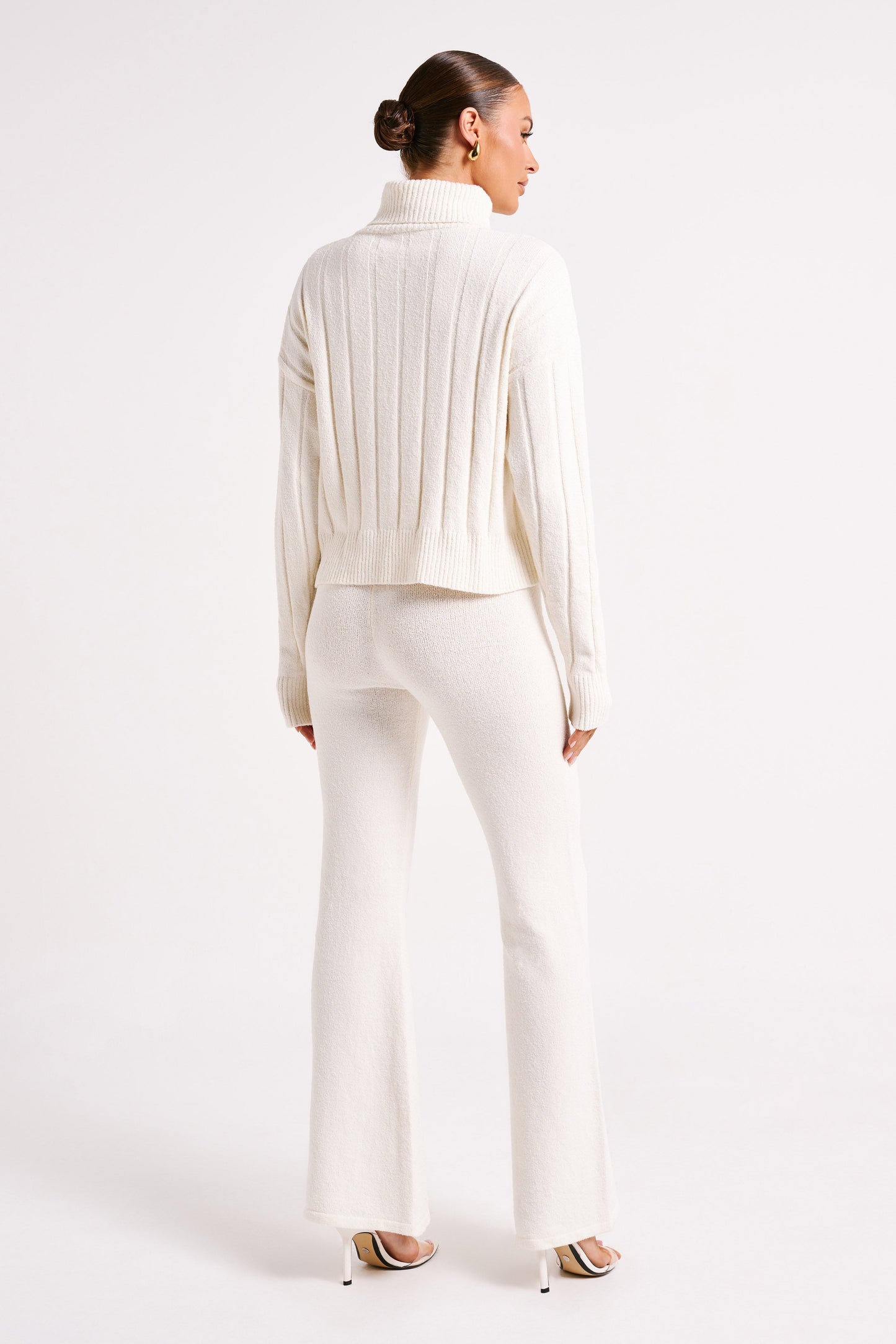 Angelina Knit Pants - Ivory
