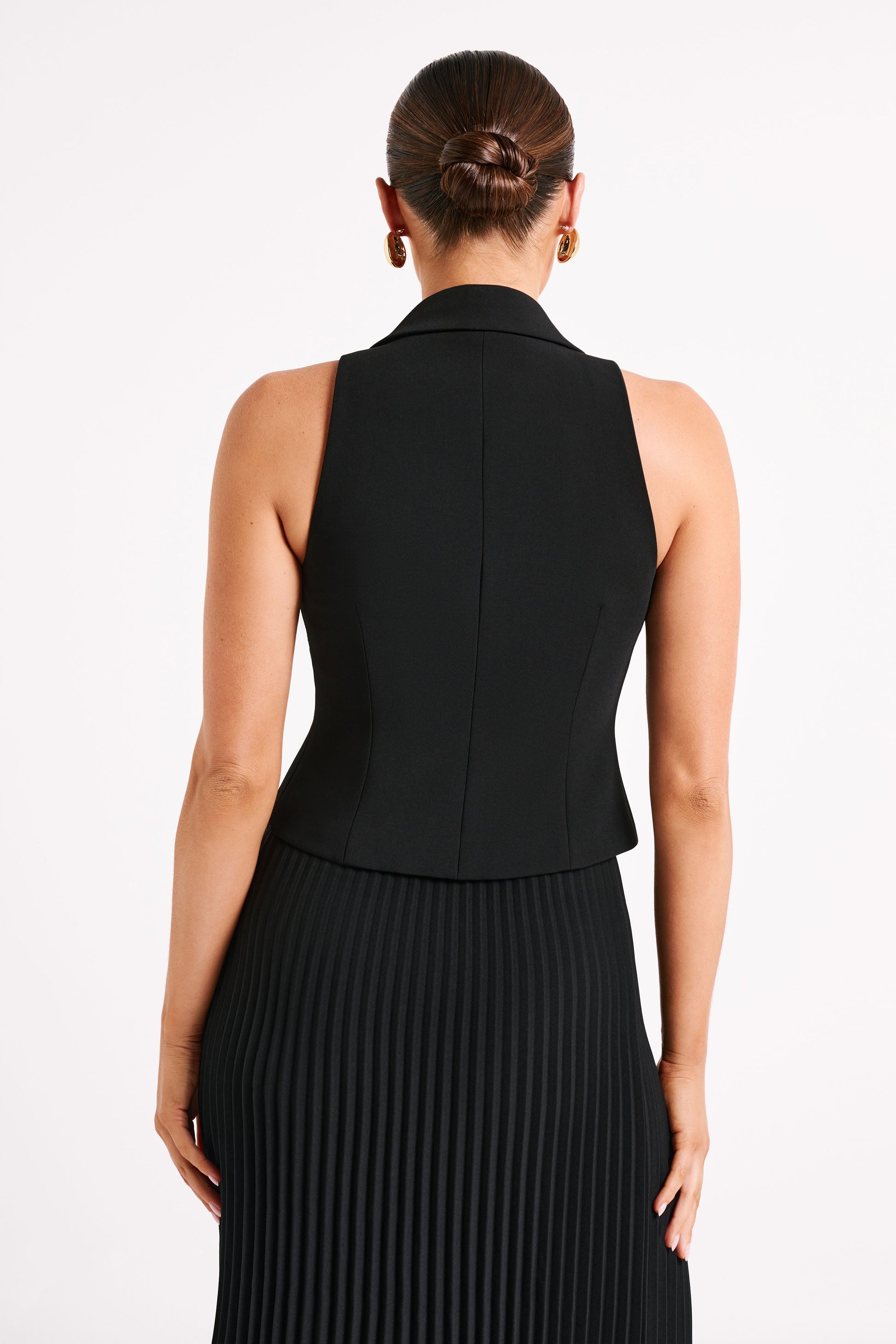 Mura Suiting Vest - Black #2