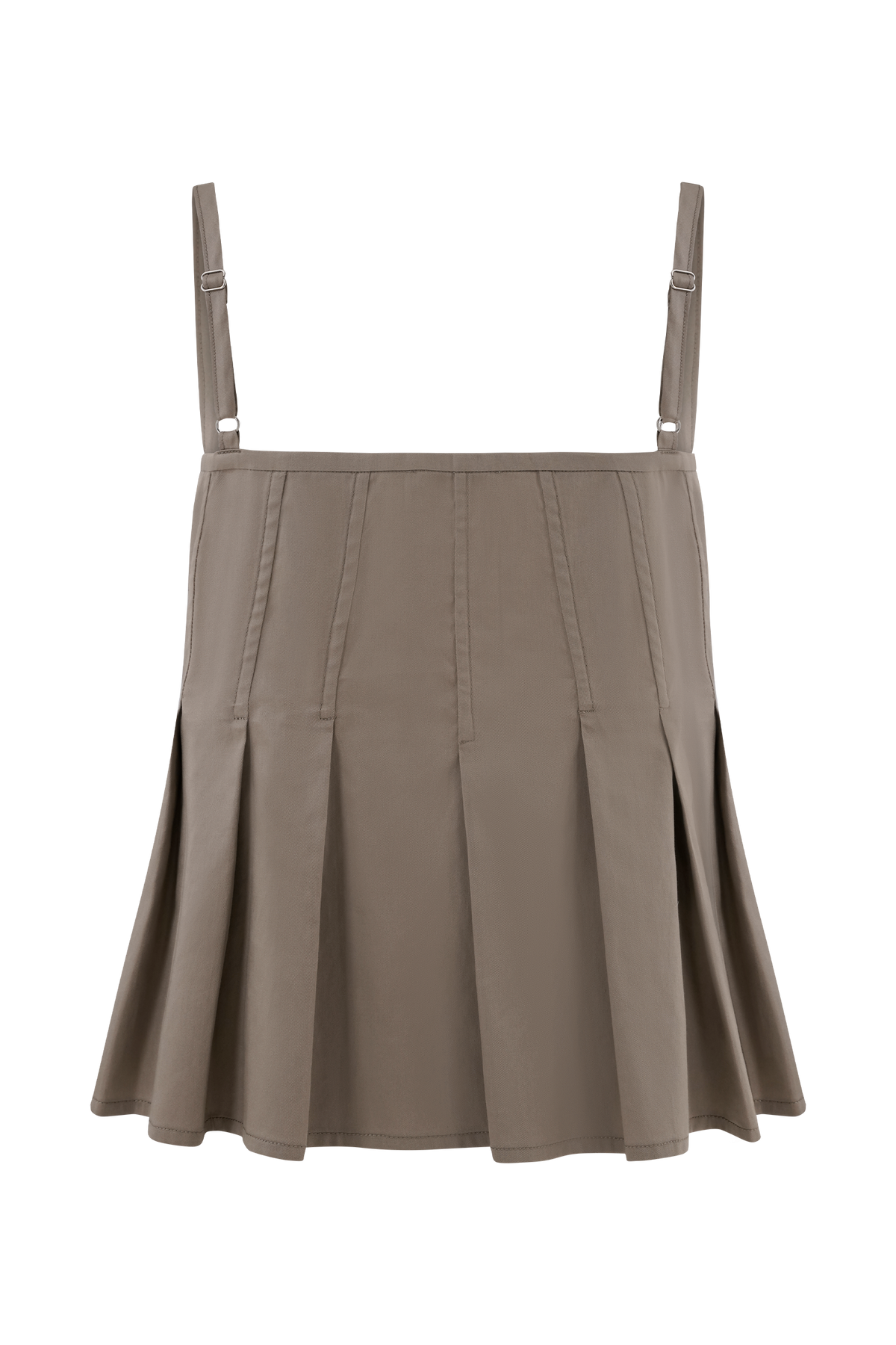 Mae Cotton Top - Pebble Brown