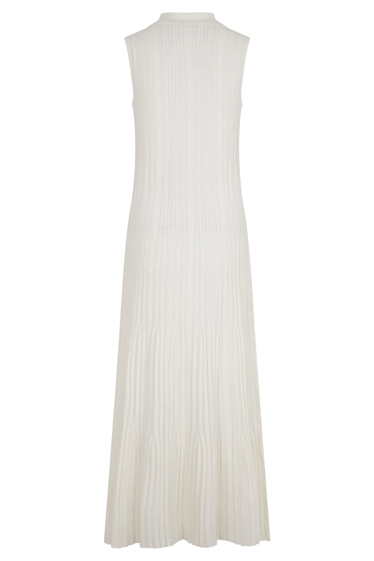 Margie Sleeveless Knit Midi Dress - White