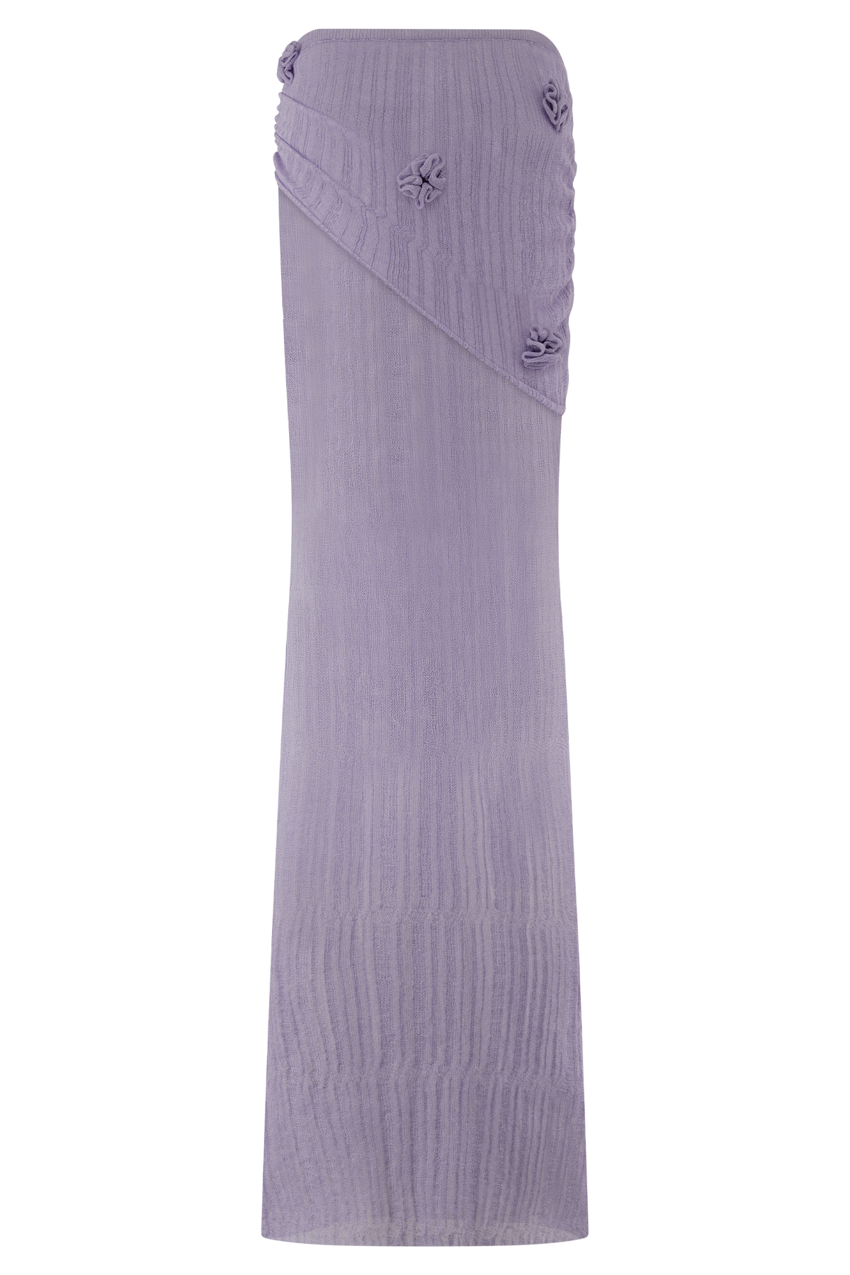 Orianna Orchid Knit Maxi Skirt - Orchid
