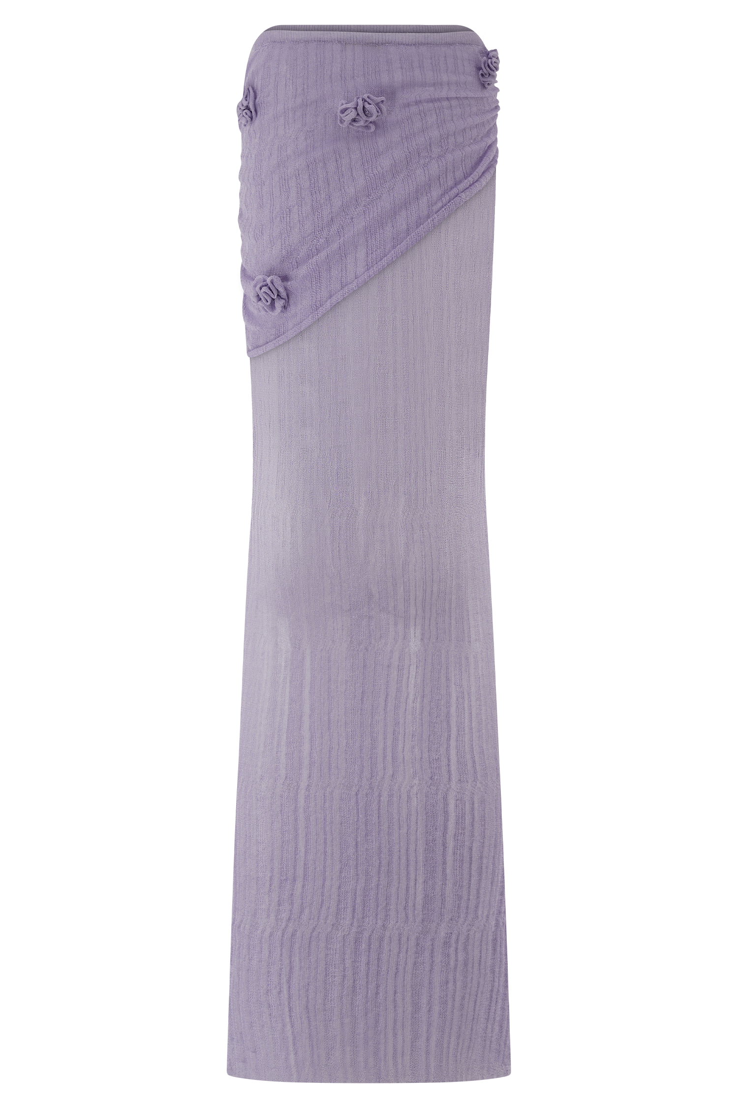 Orianna Orchid Knit Maxi Skirt - Orchid #6