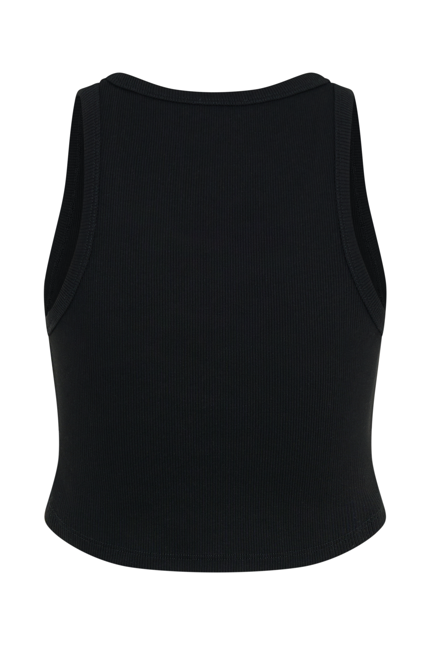 Morgana Ribbed Tank Top - Black #8