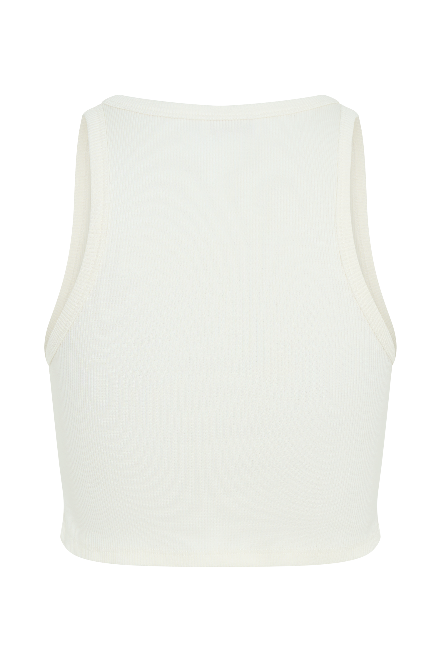 Morgana Ribbed Tank Top - White #8