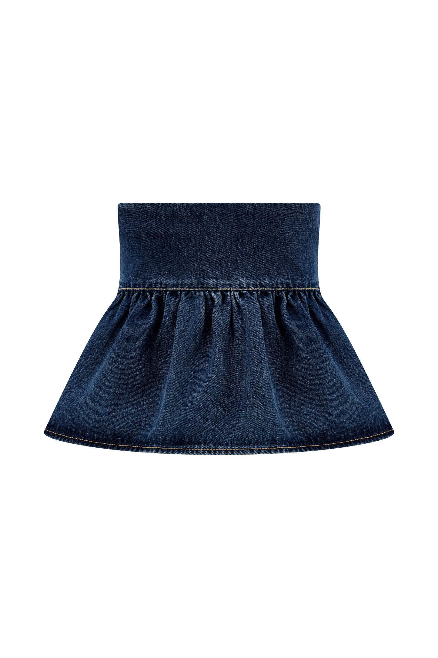 Pauline Strapless Denim Top - 90'S Blue