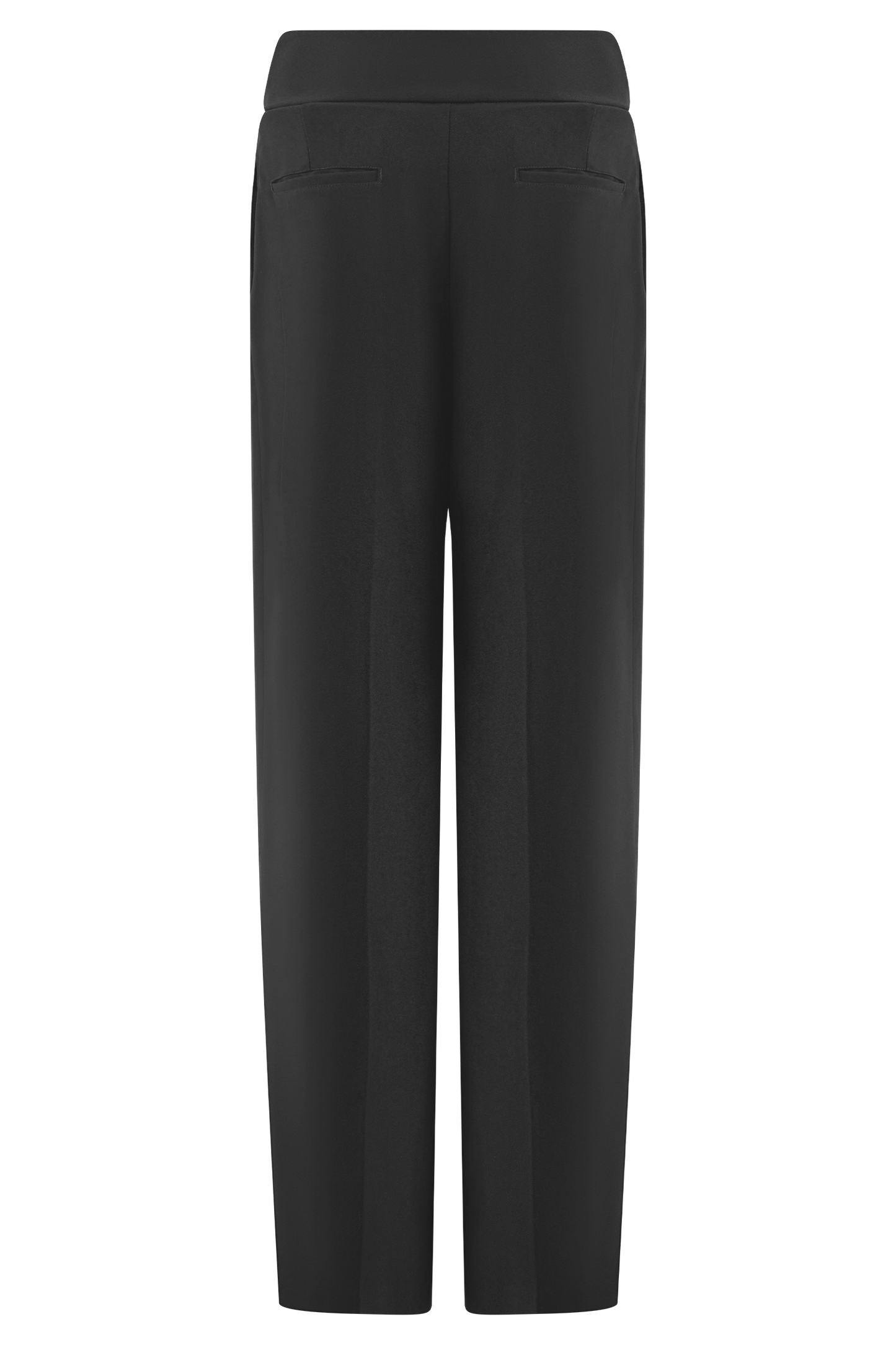 Penelope Pleated High Waisted Pants - Black