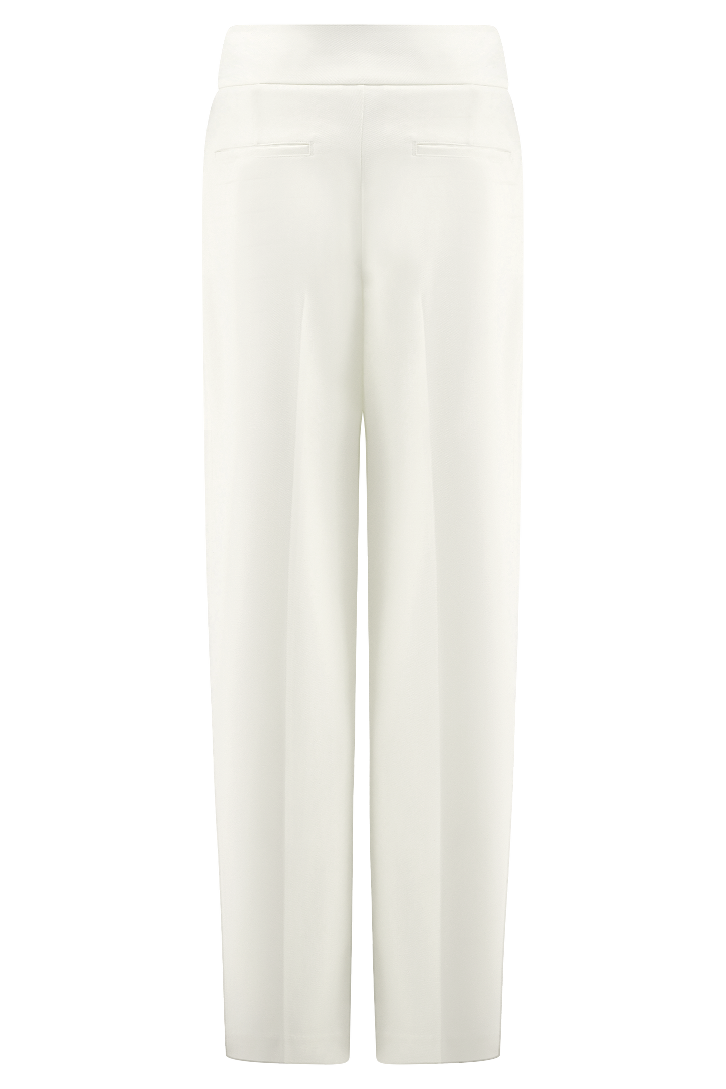 Penelope Pleated High Waisted Pants - Ivory