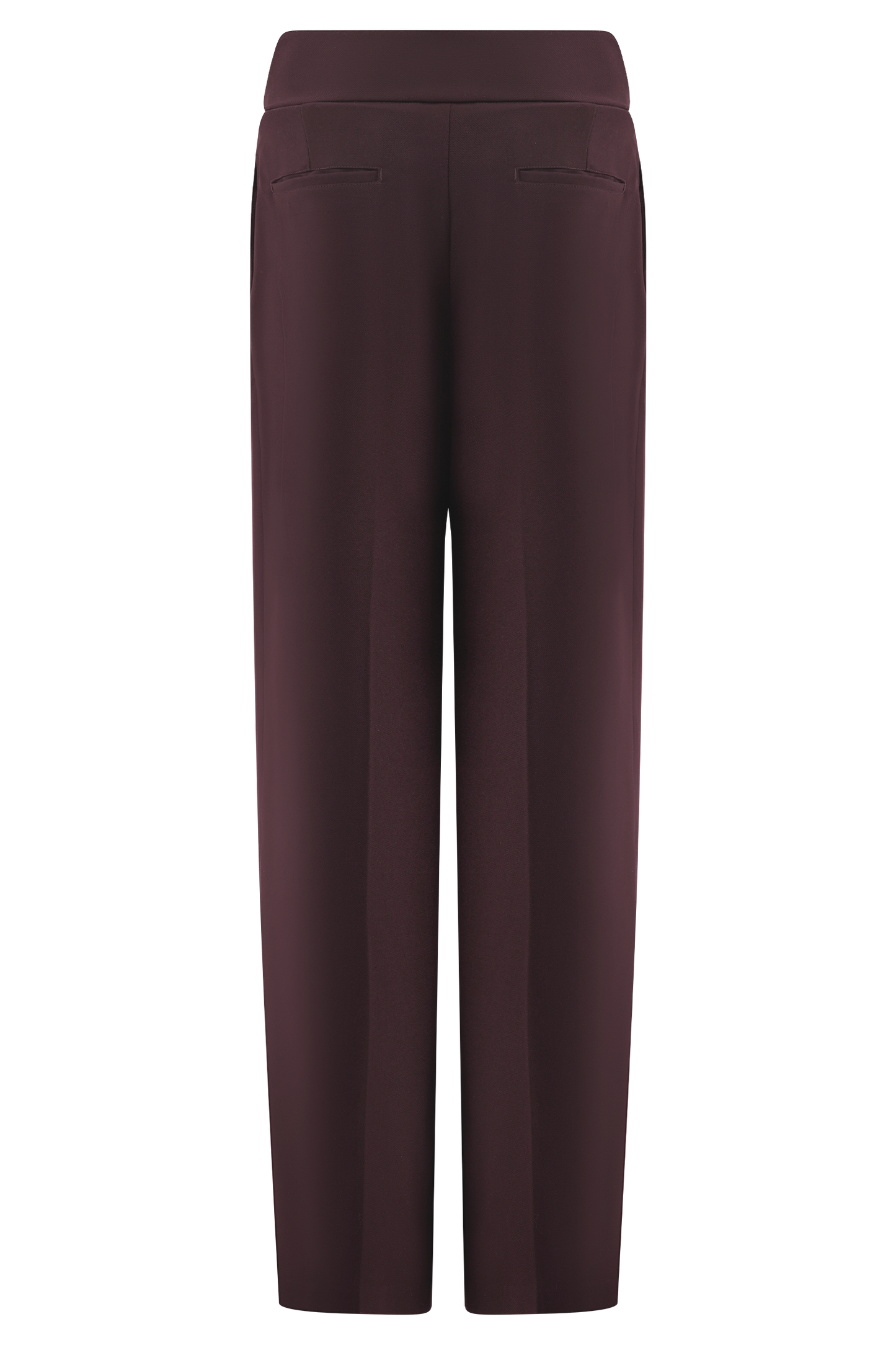 Penelope Pleated High Waisted Pants - Chocolate