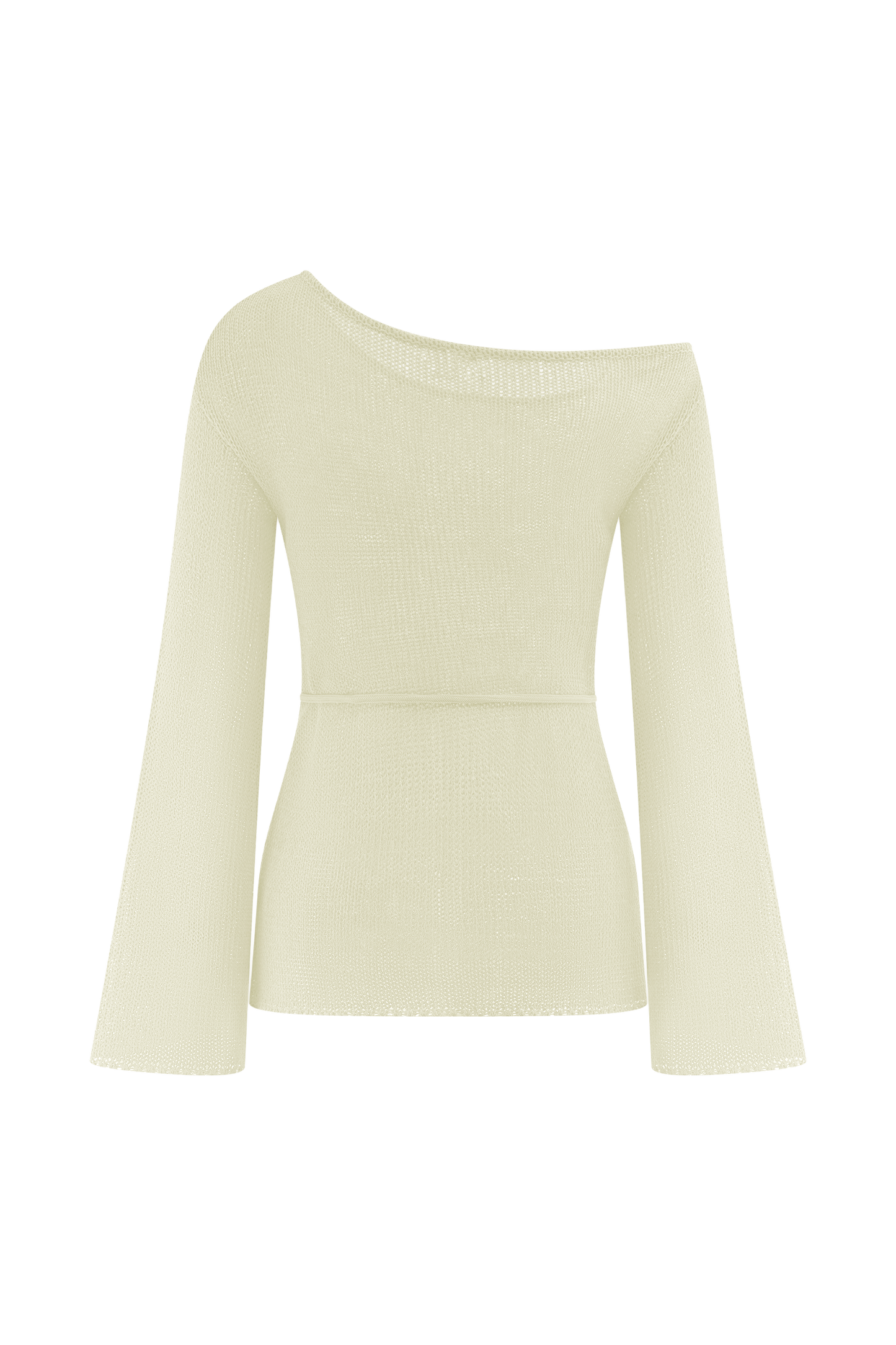 Reagan Off Shoulder Knit Top - White