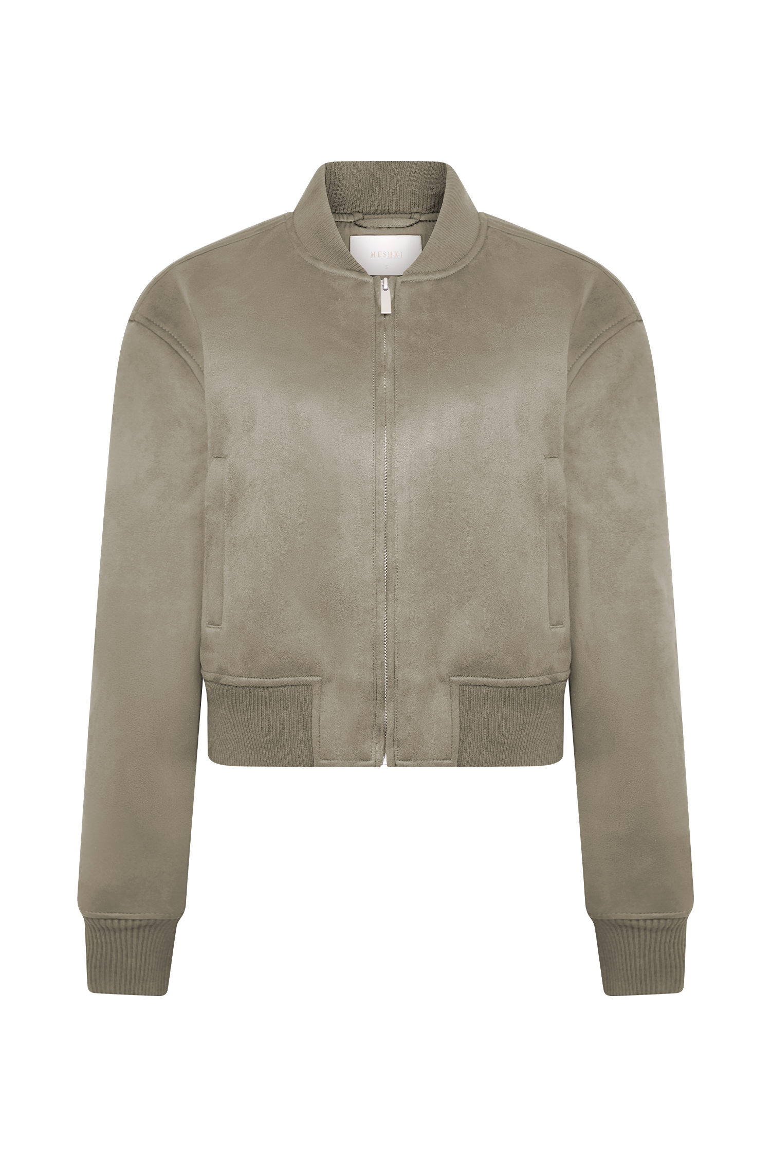 Rudy Suede Bomber Jacket - Sand #10