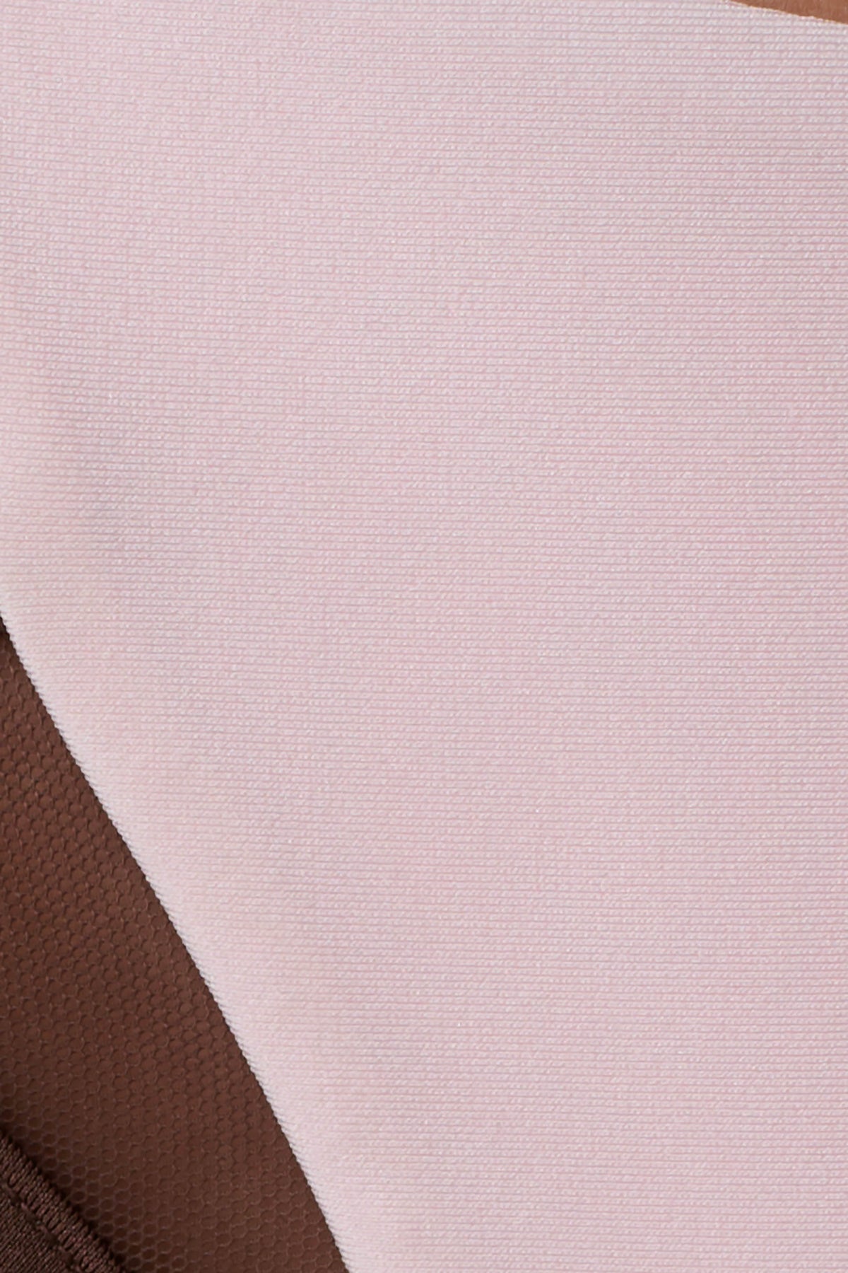 Tempest Layered Bikini Bottom - Pink/Chocolate