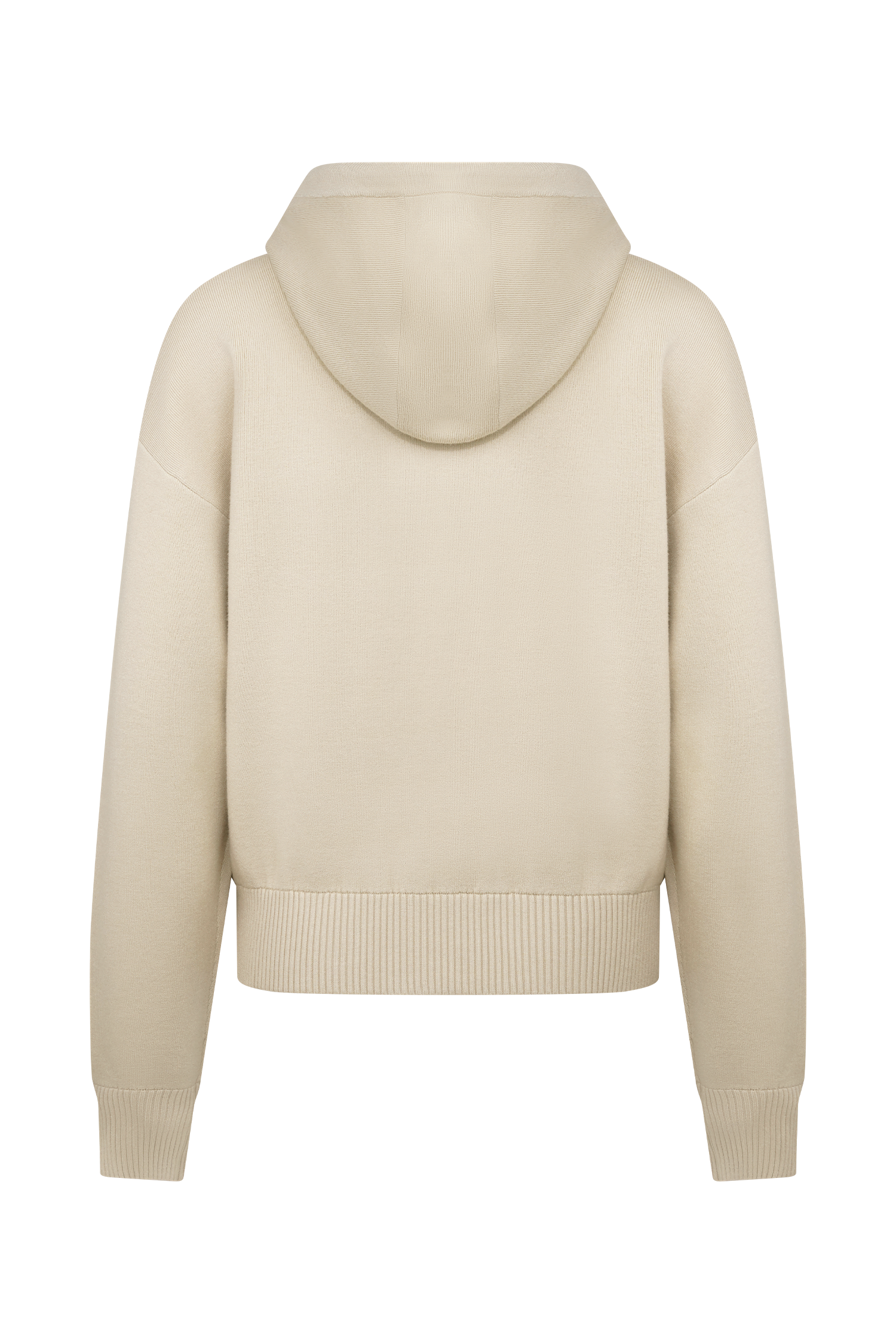 Sami Zip Front Knit Hoodie - Camel #8