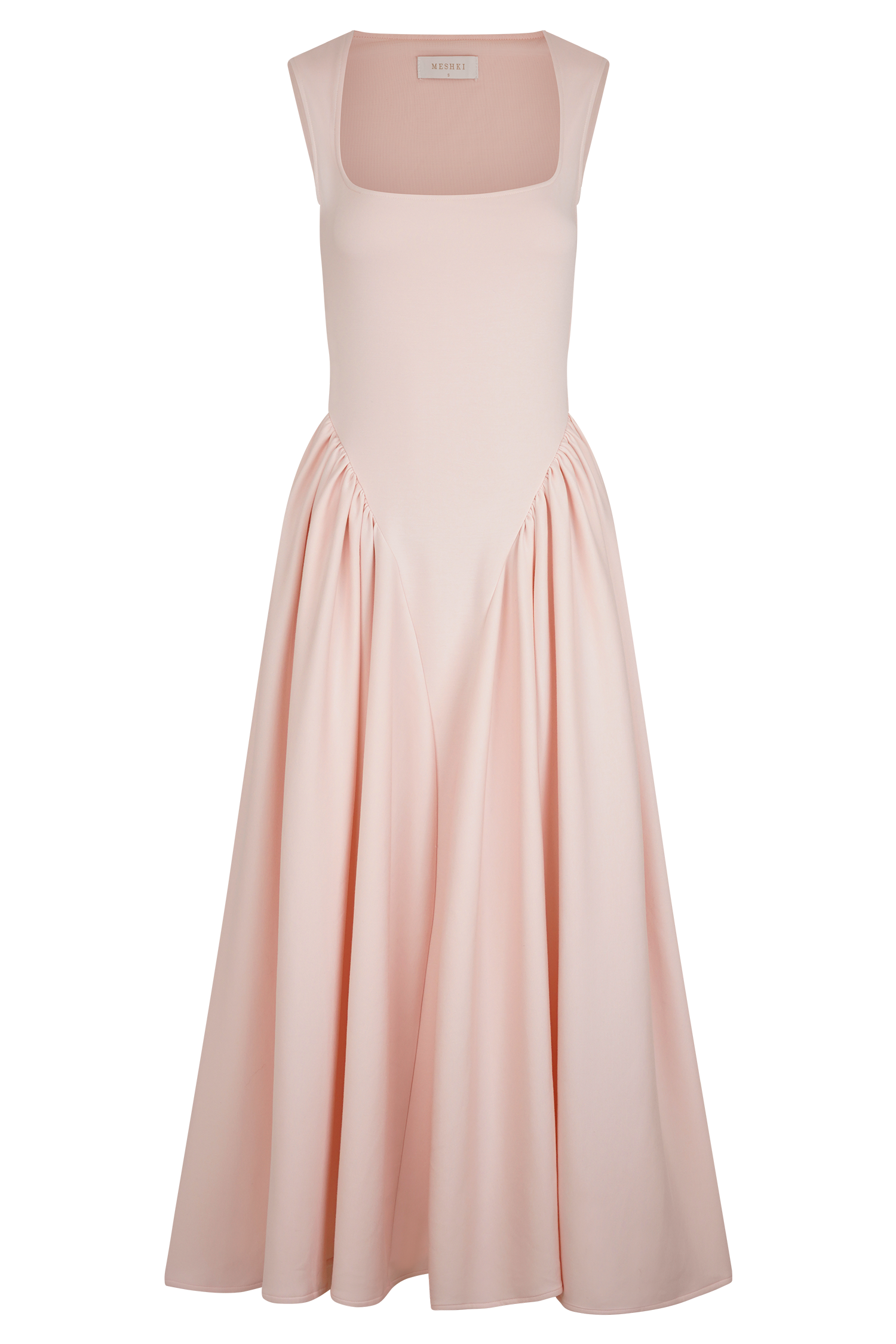 Sharon Scuba Jersey Midi Dress - Ballet Pink #8